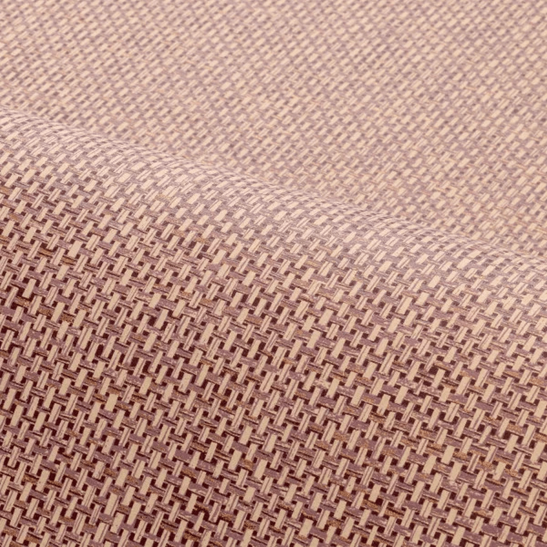 Tapeta imitująca rafię VANNORA - BOIS DE ROSE zgaszony róż