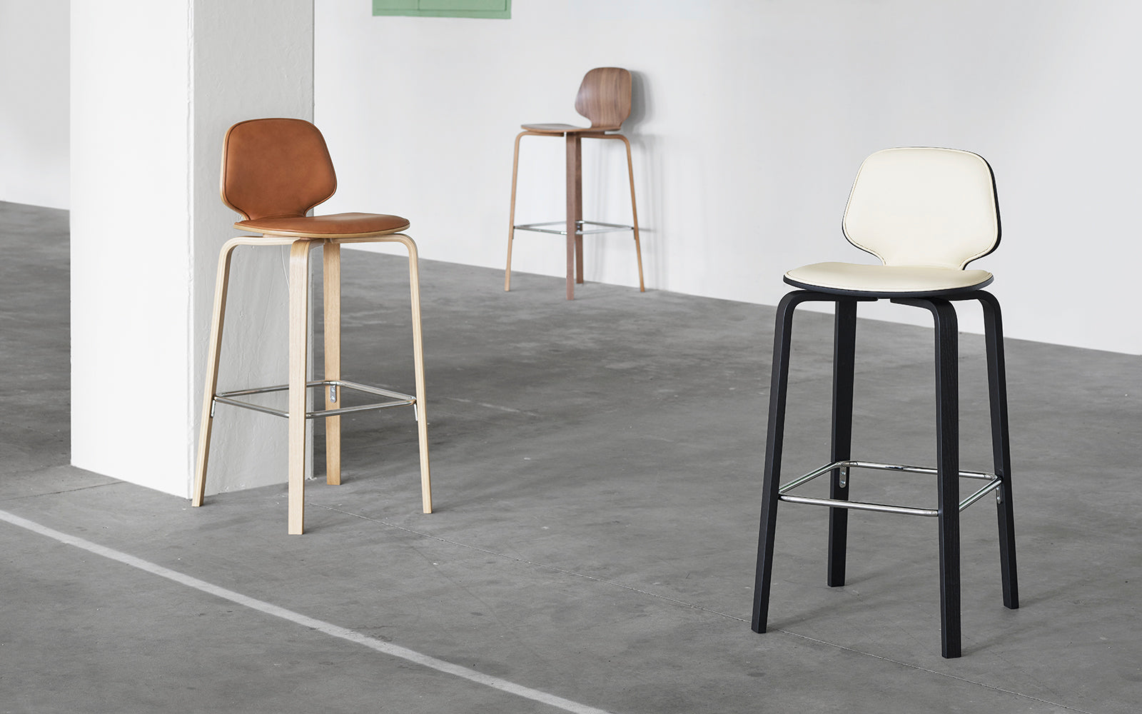 Upholstered Bar Chair My Oak Veneer