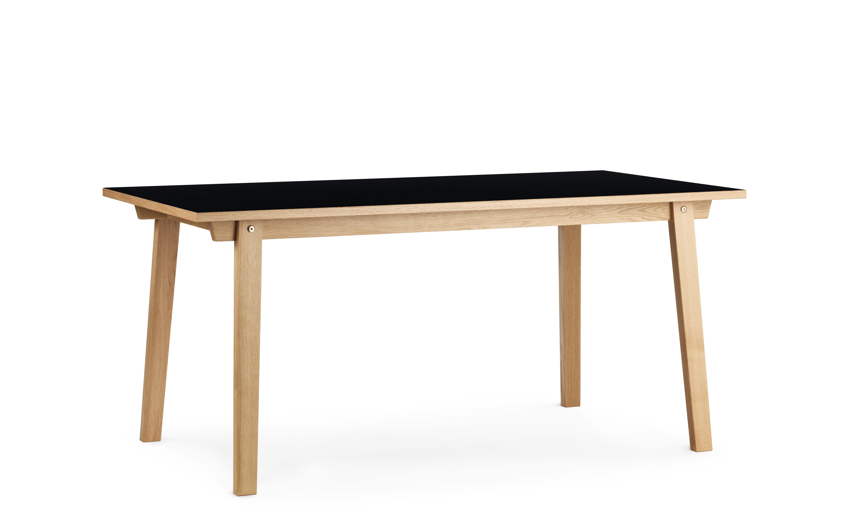 Slice Linoeum Table Eichenfurnier