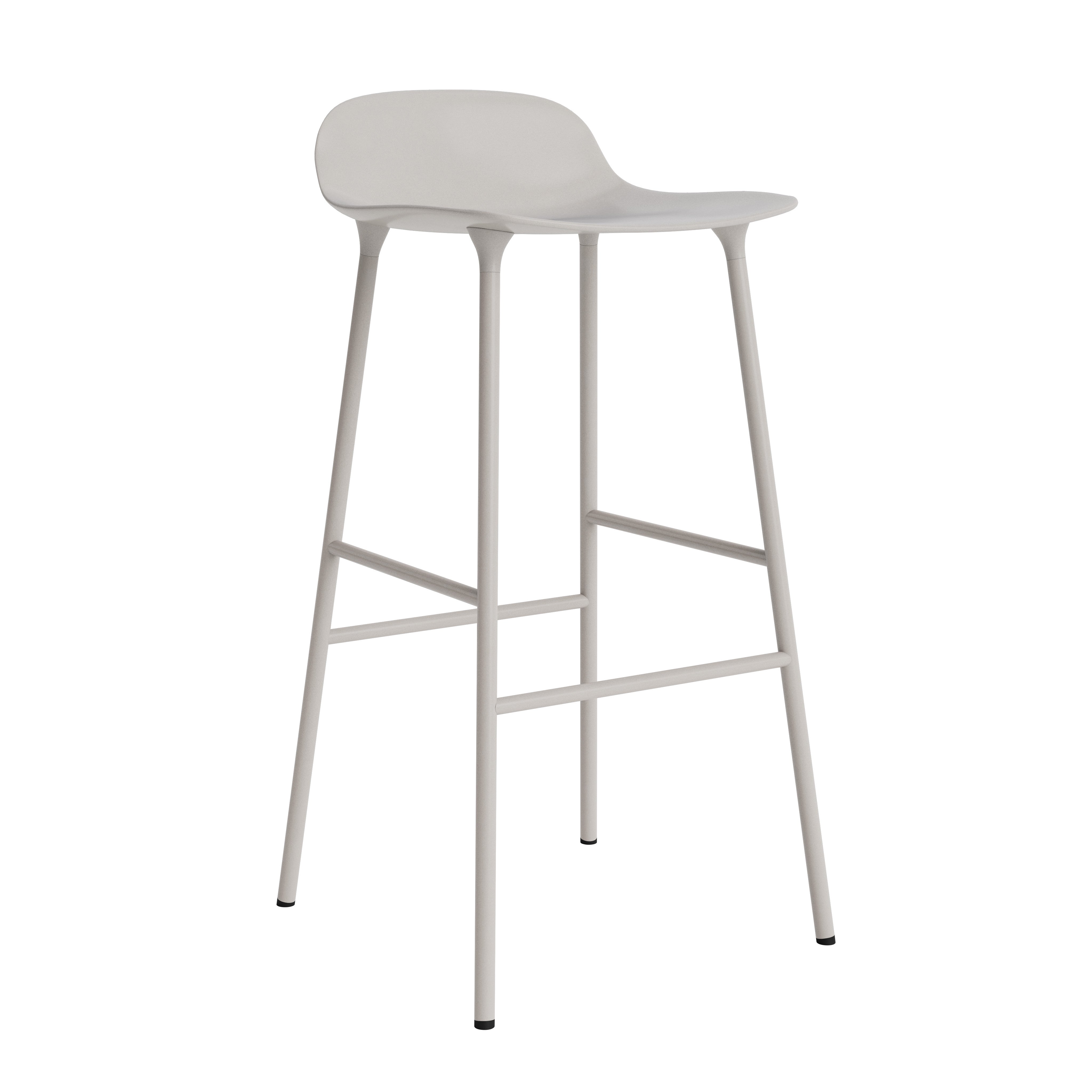Hocker bildet warmes Grau