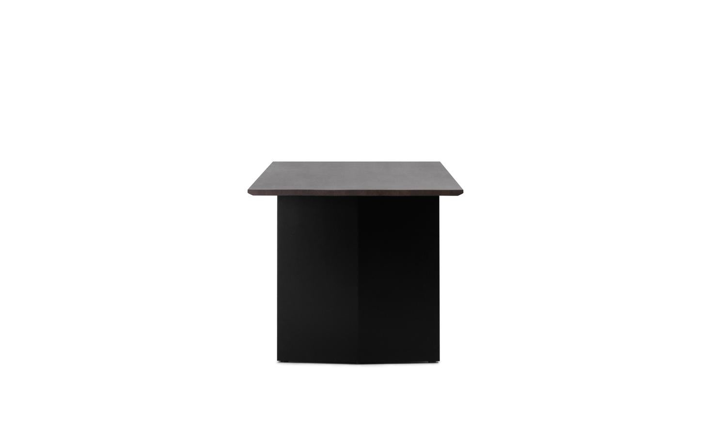 Table panel dark brown