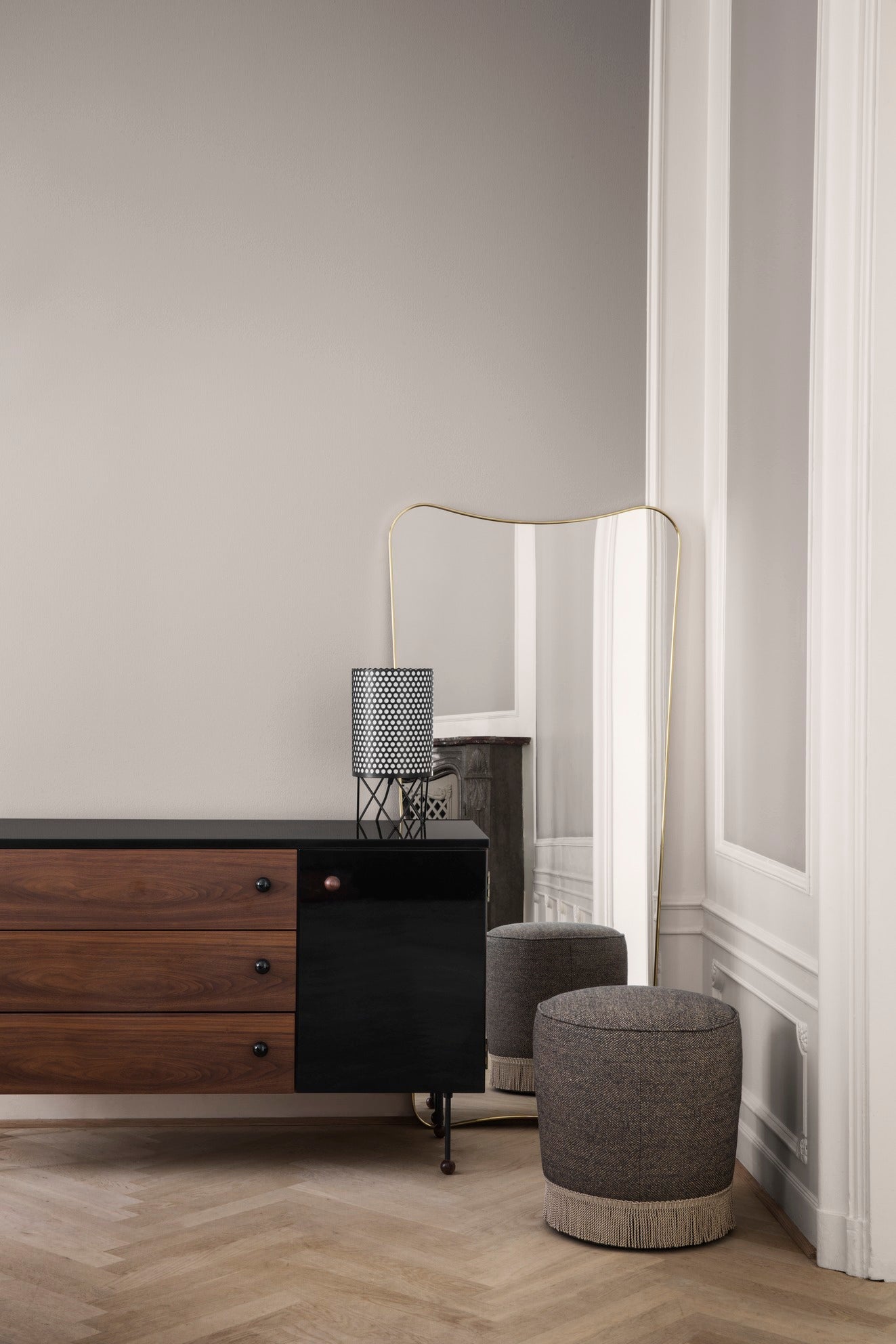 GUBI gepolsterter Pouf