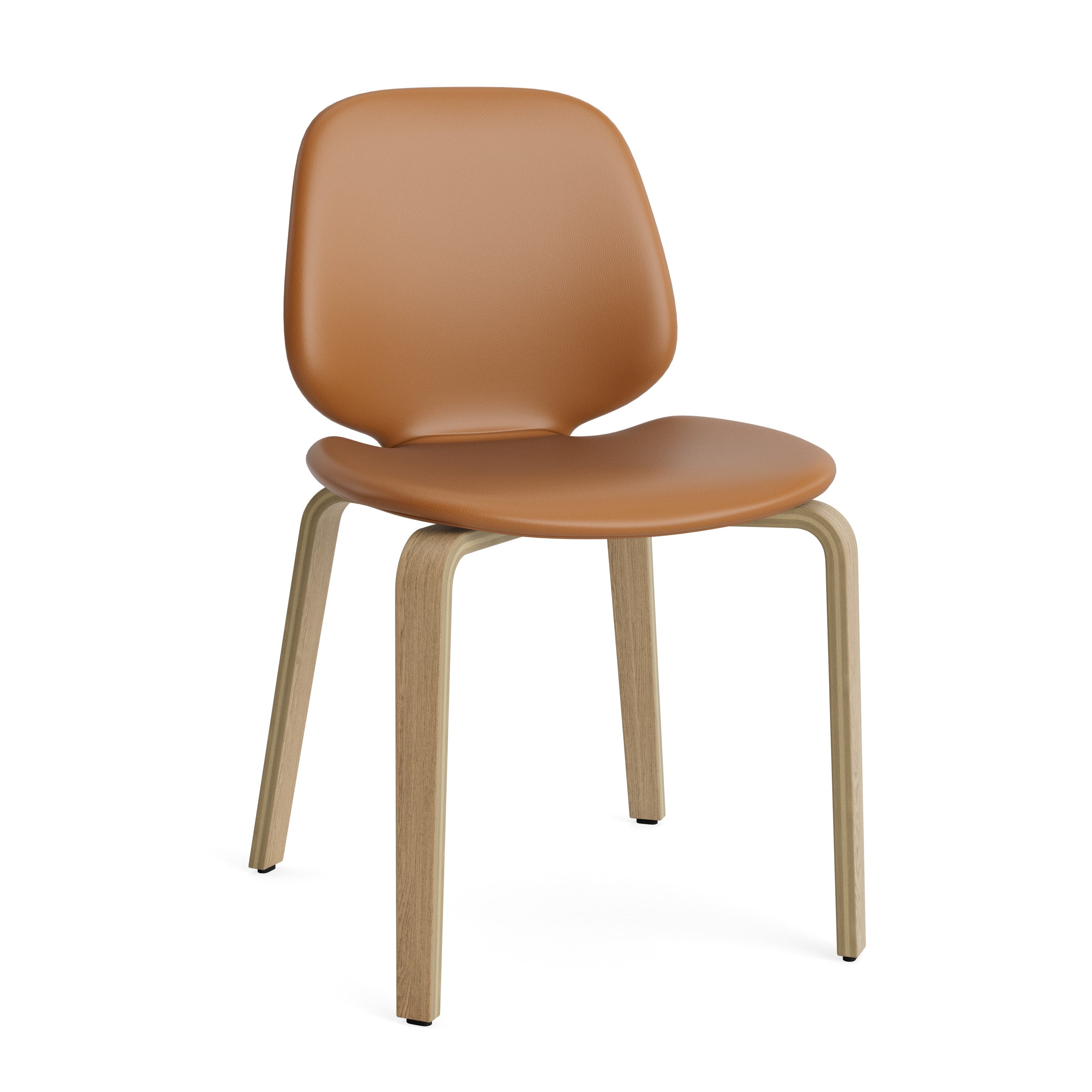 Upholstered chair my oak base