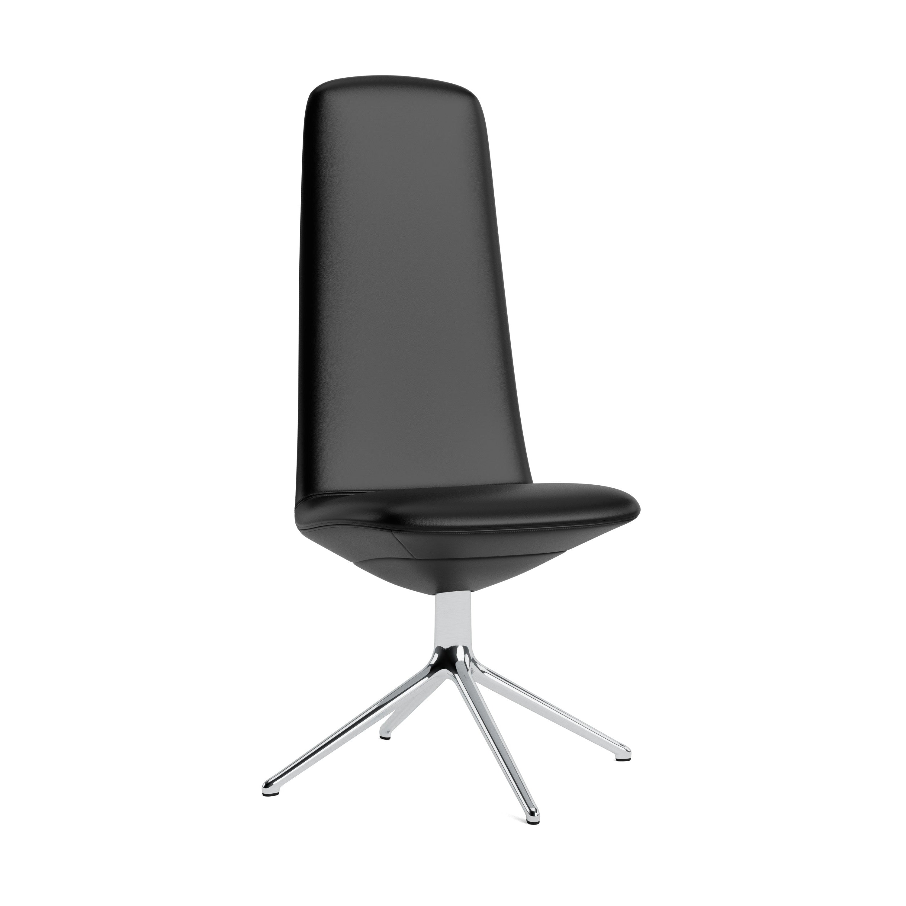 Bieten Sie High 4L Polster Office Chair mit einer Aluminiumbasis an