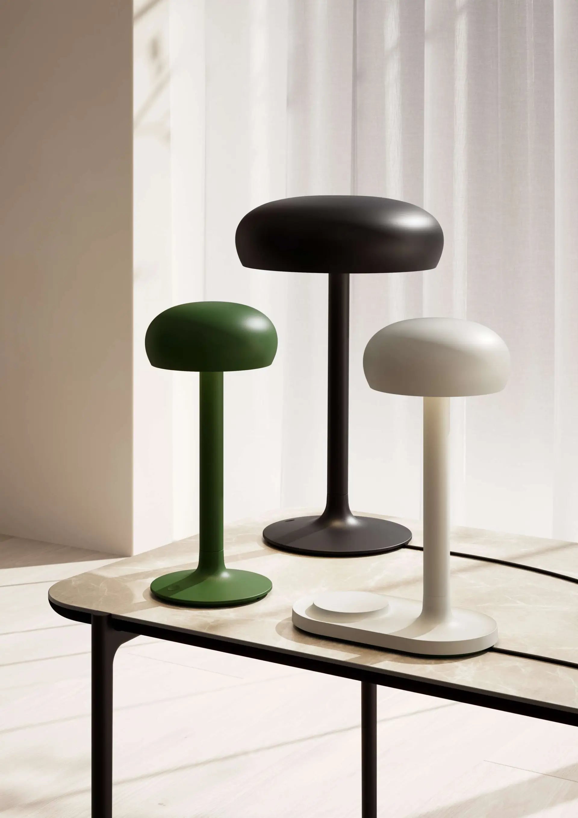 Portable lamp EMENDO green
