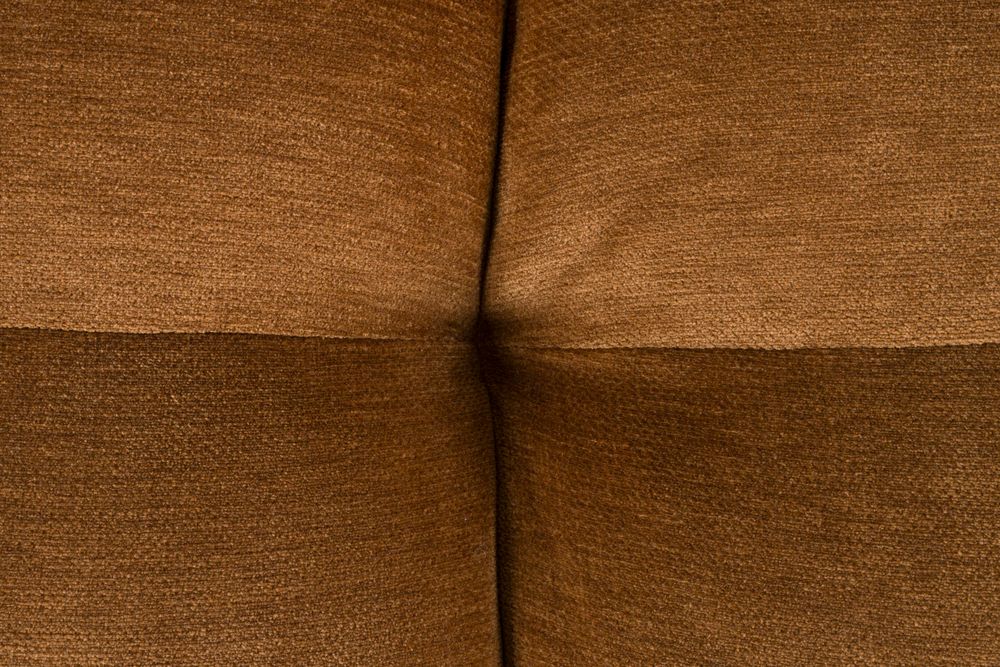 HACKMAN Modular Sofa - Left-End Element in Cognac Velvet
