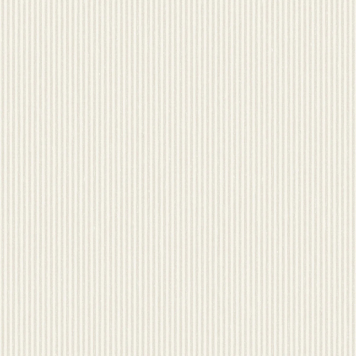 Structural wallpaper imitating striped linen POLKA STRIPE gray with beige