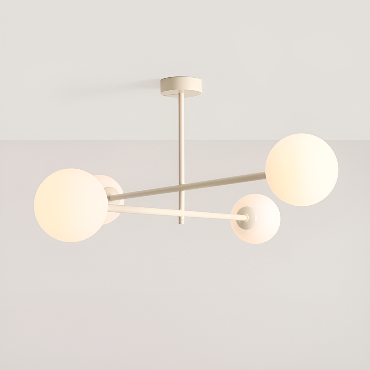 Pinne ceiling lamp quatro cream