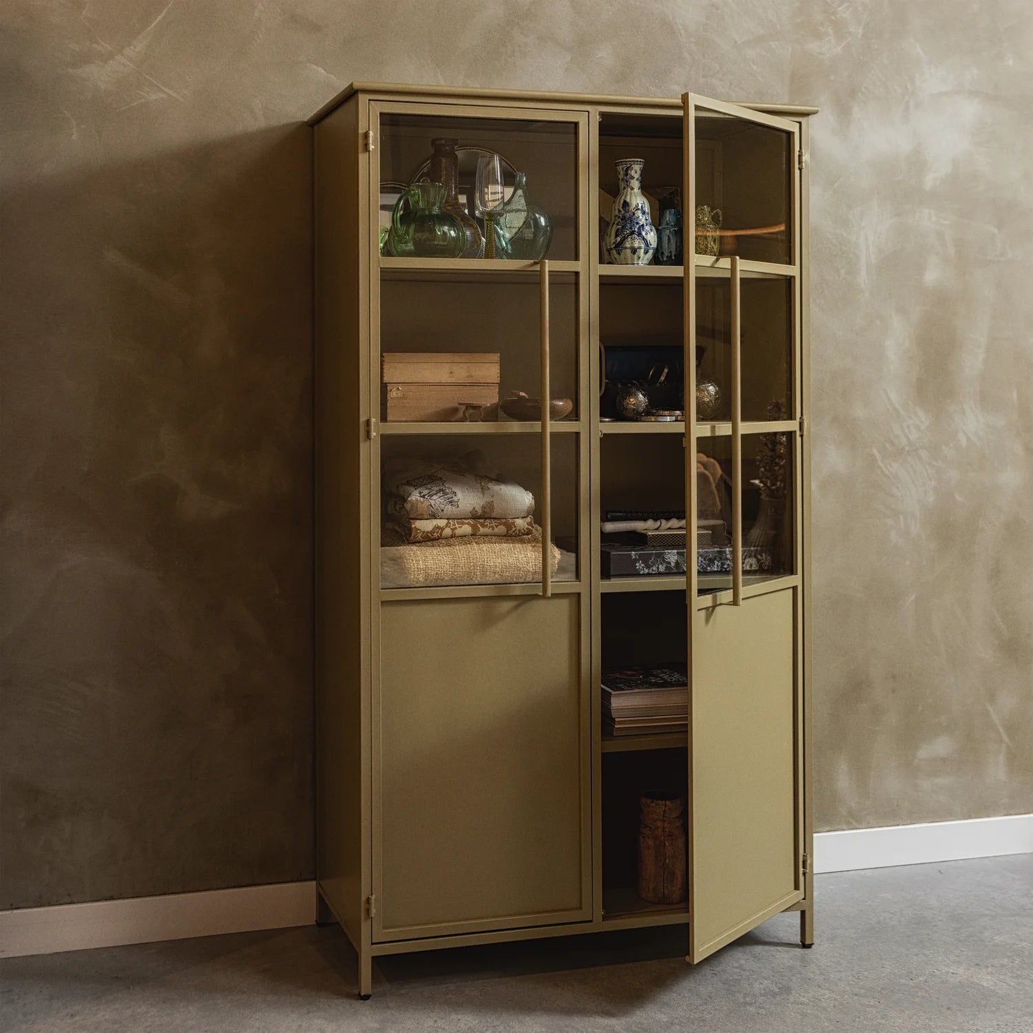 Exhibit Khaki shelf