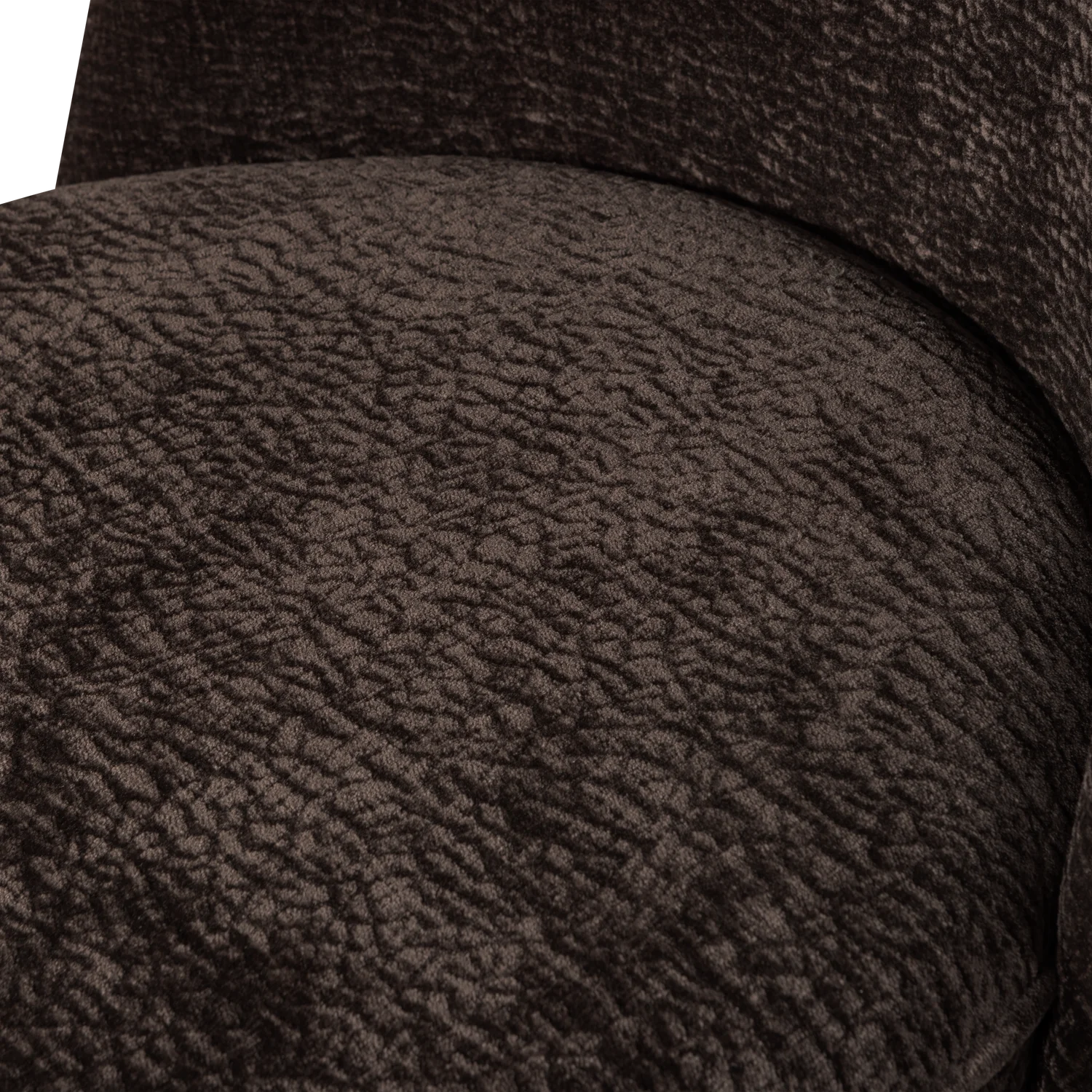 Vogue 3D chocolate chair szenil with a black base
