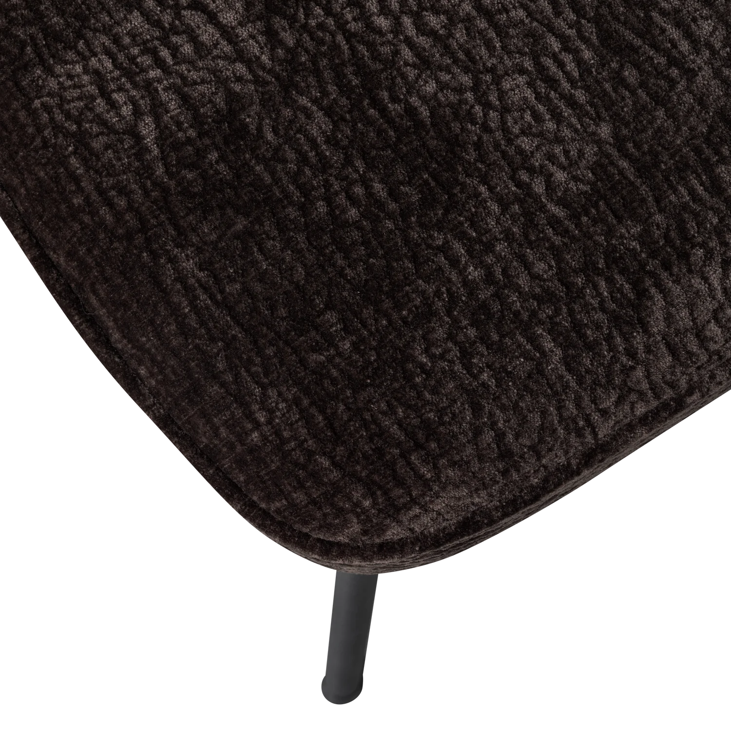 Vogue 3D chocolate chair szenil with a black base