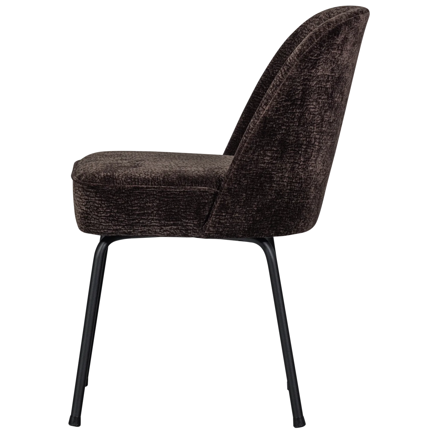 Vogue 3D chocolate chair szenil with a black base