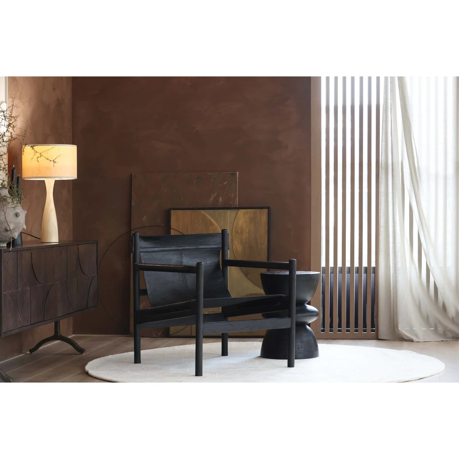 Zeichnen Sie Sideboard -Mangoholz