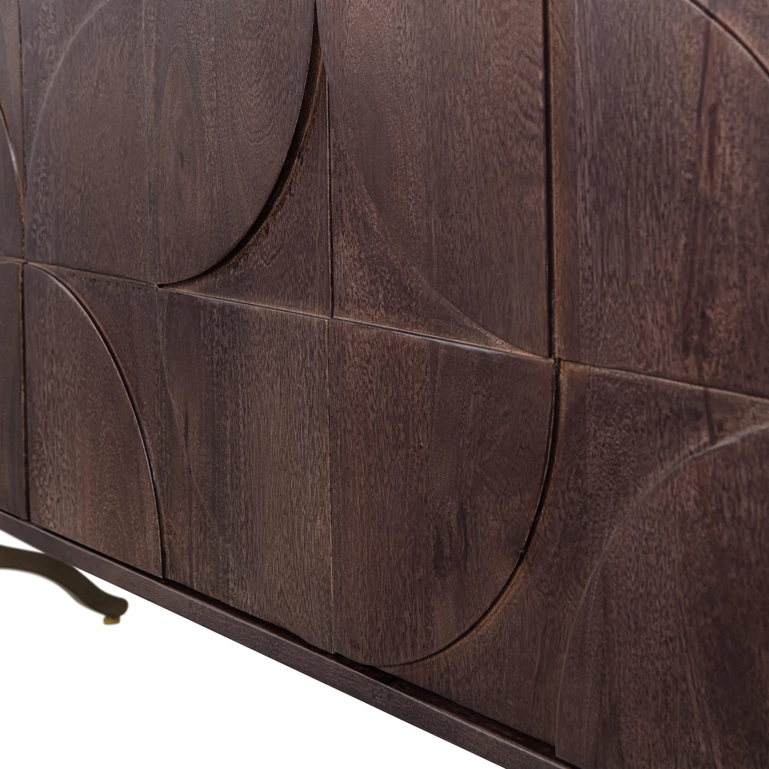 Zeichnen Sie Sideboard -Mangoholz