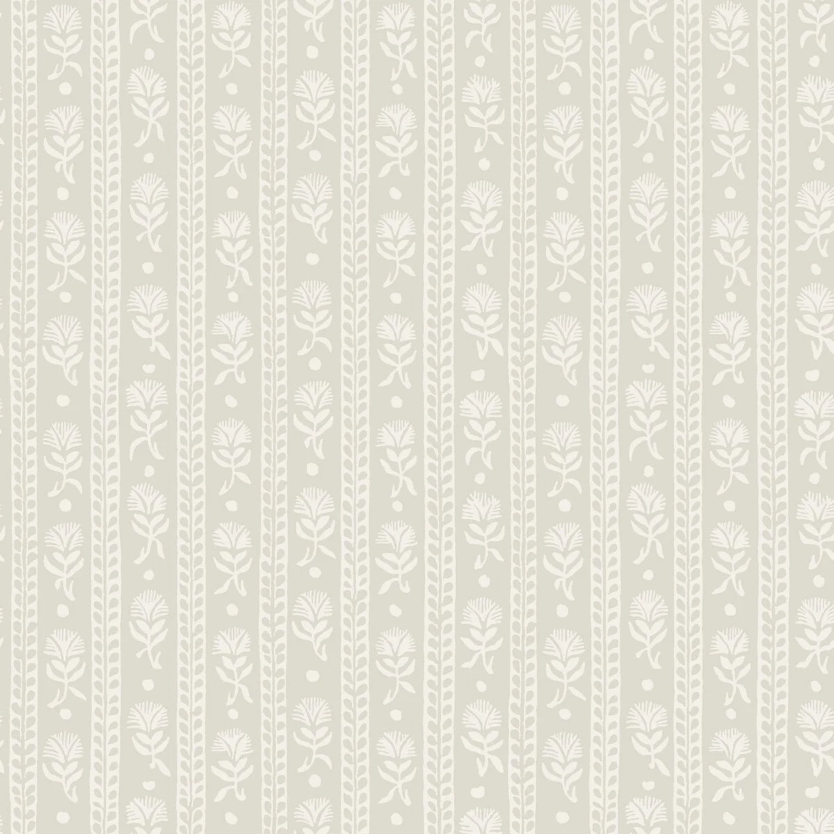 Non-woven paper wallpaper with a plant pattern NEJKILERAND beige with sand