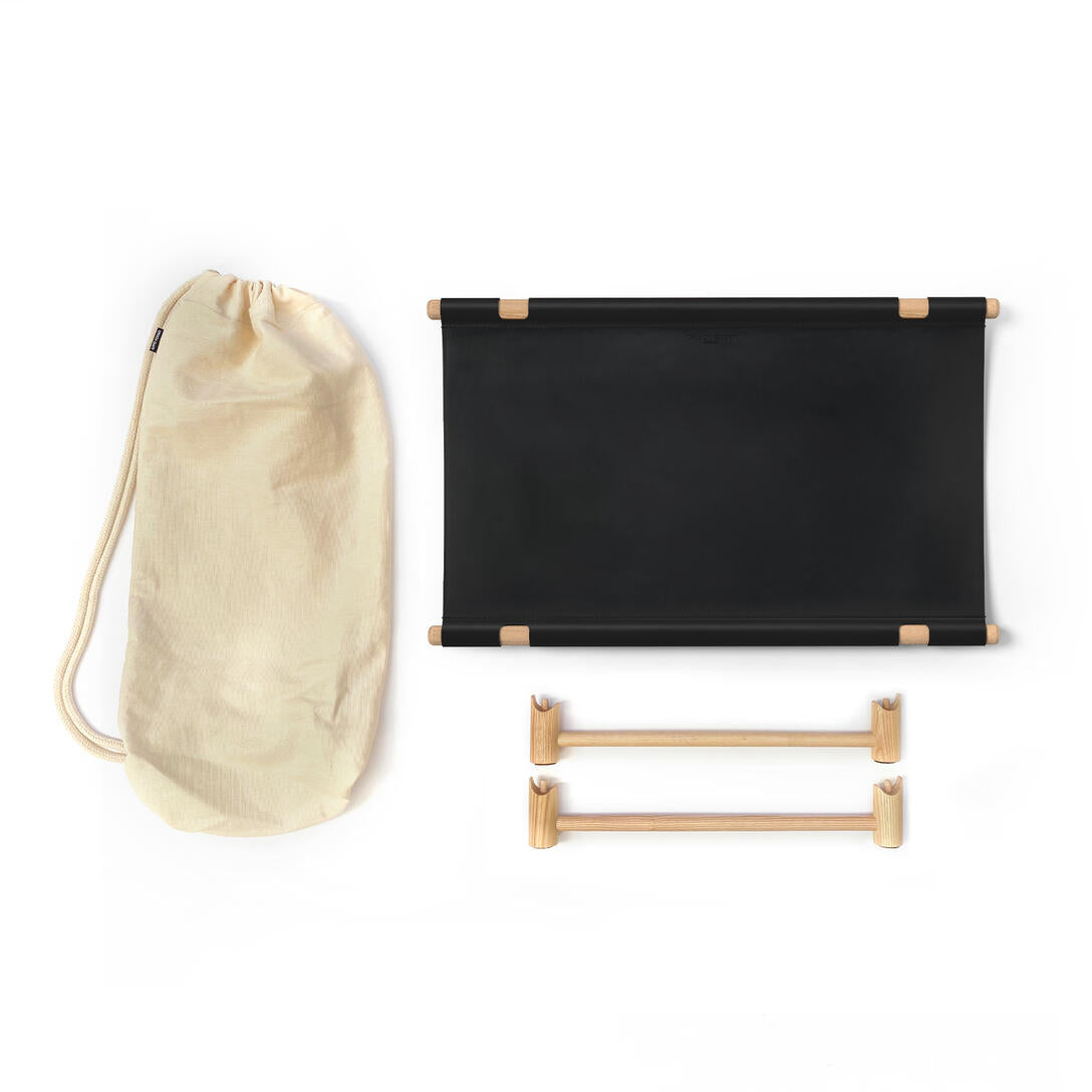 BERBERÉ Dog Bed Black Leather