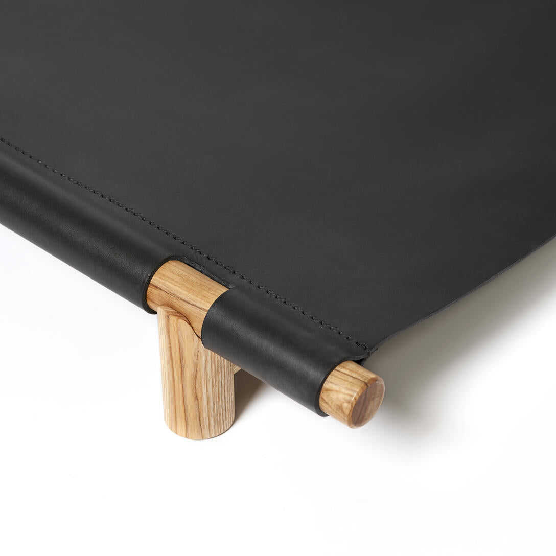 BERBERÉ Dog Bed Black Leather