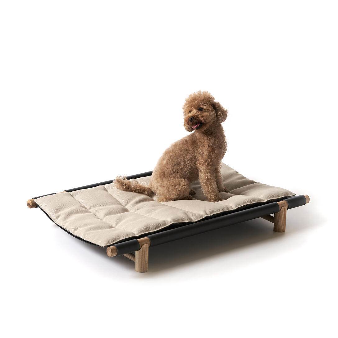 BERBERÉ Dog Bed Black Leather