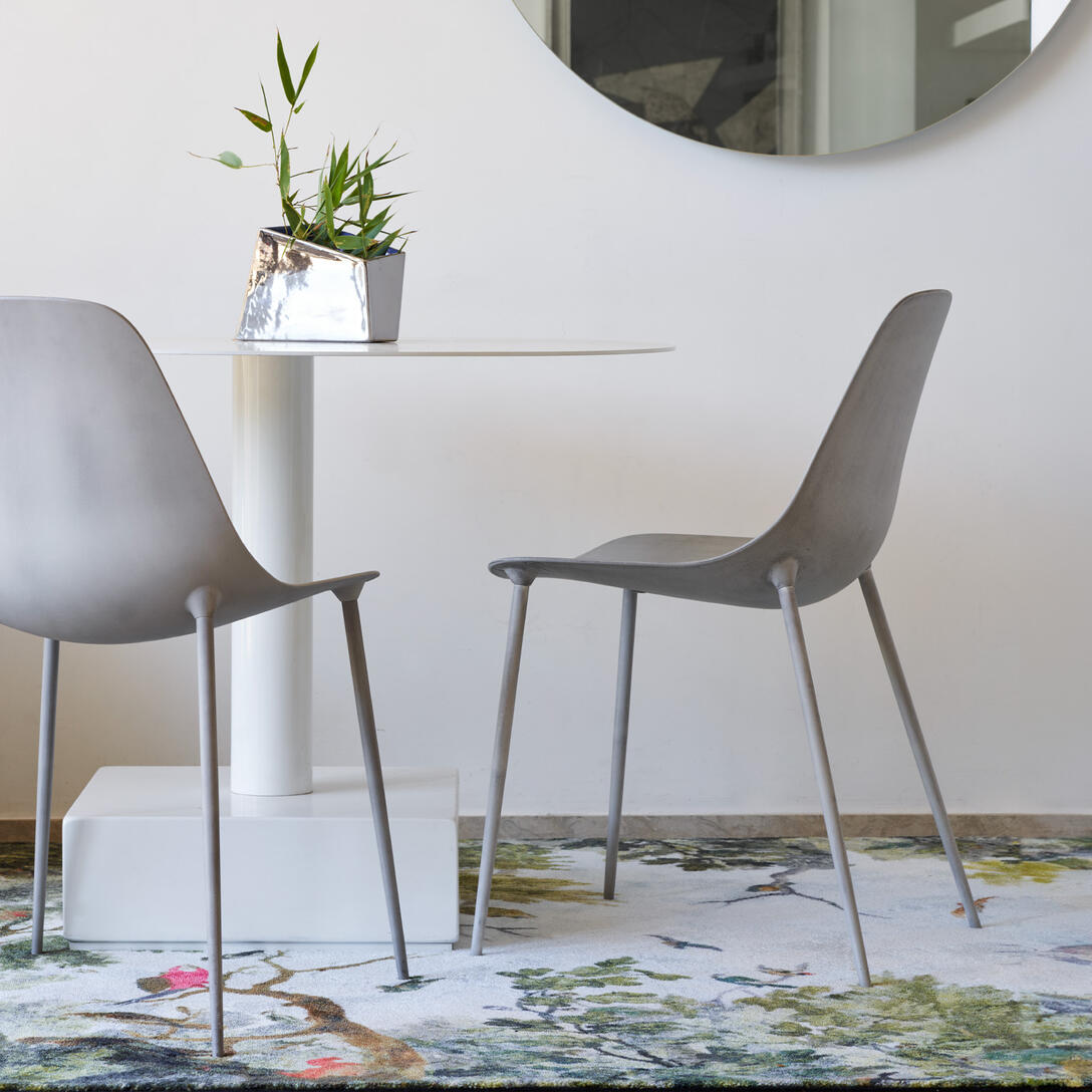 MAMMAMIA Chair polished aluminum