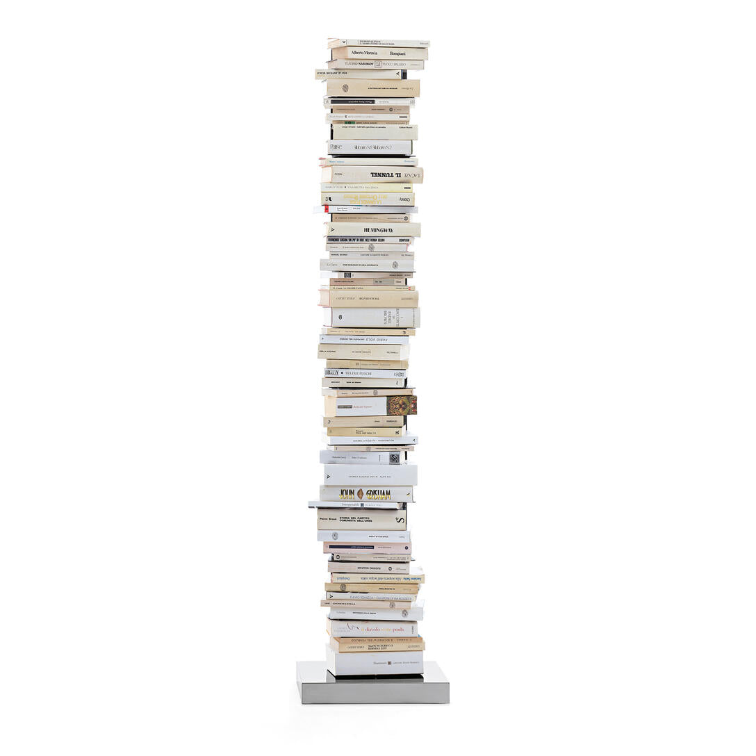 PTOLOMEO ORIGINAL black shelf with steel base