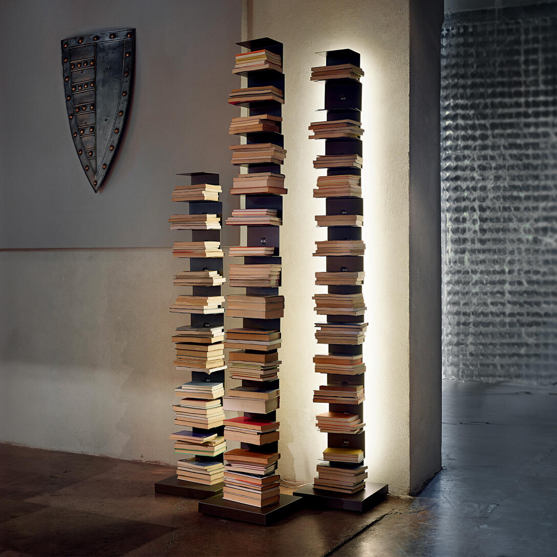 Illuminated Shelf PTOLOMEO LUCE Steel