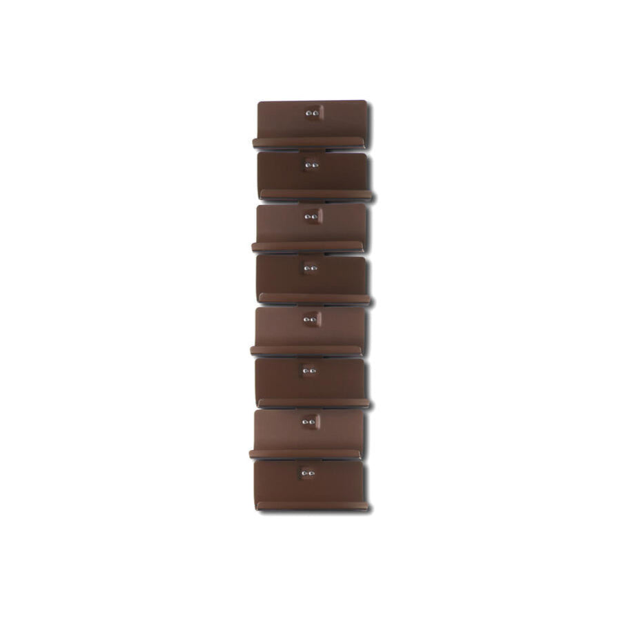 PTOLOMEO VINO brown hanging wine rack