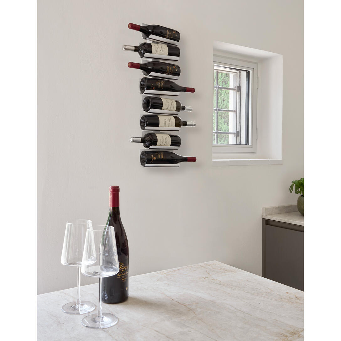 PTOLOMEO VINO brown hanging wine rack