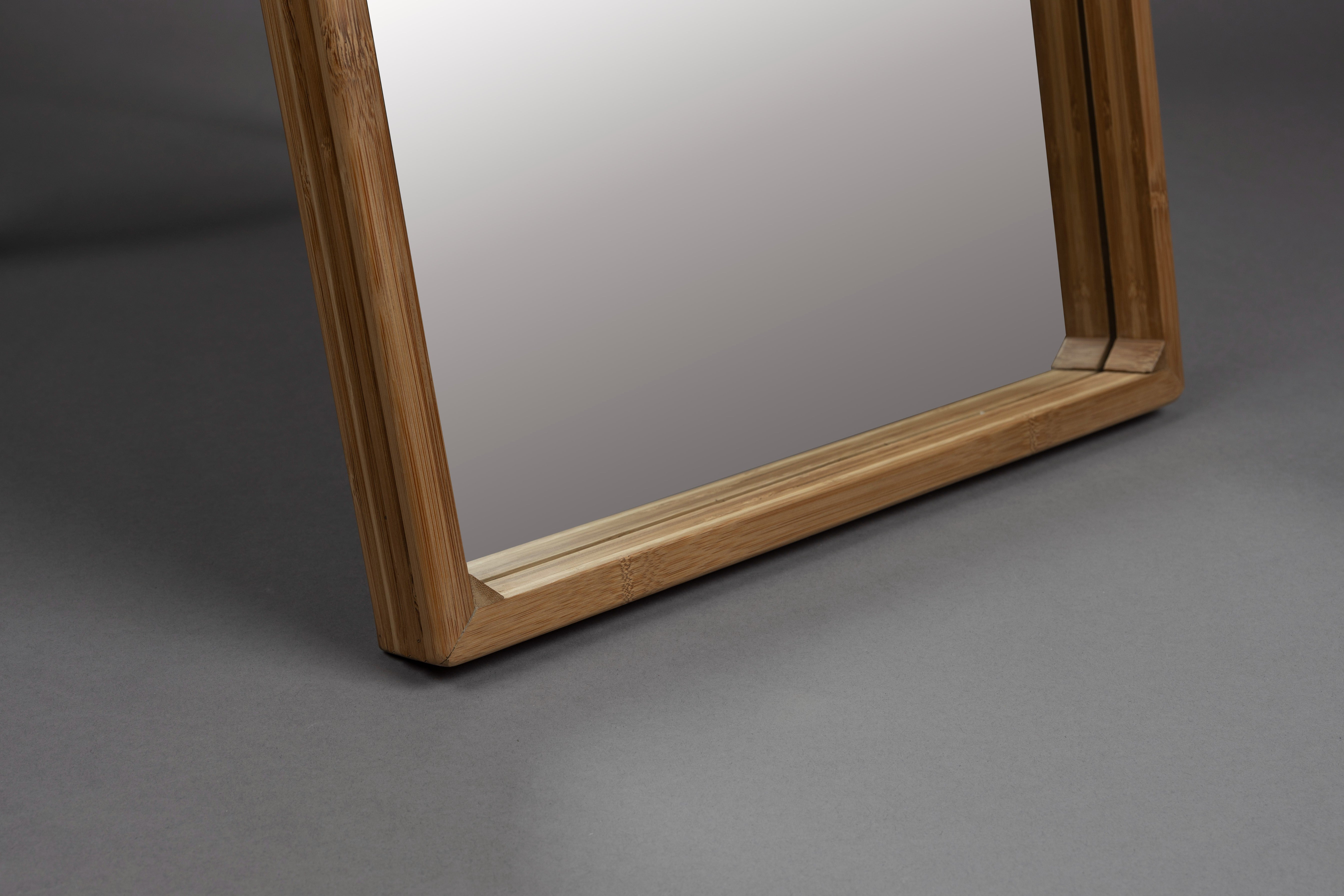 CAROUN mirror carbonized bamboo