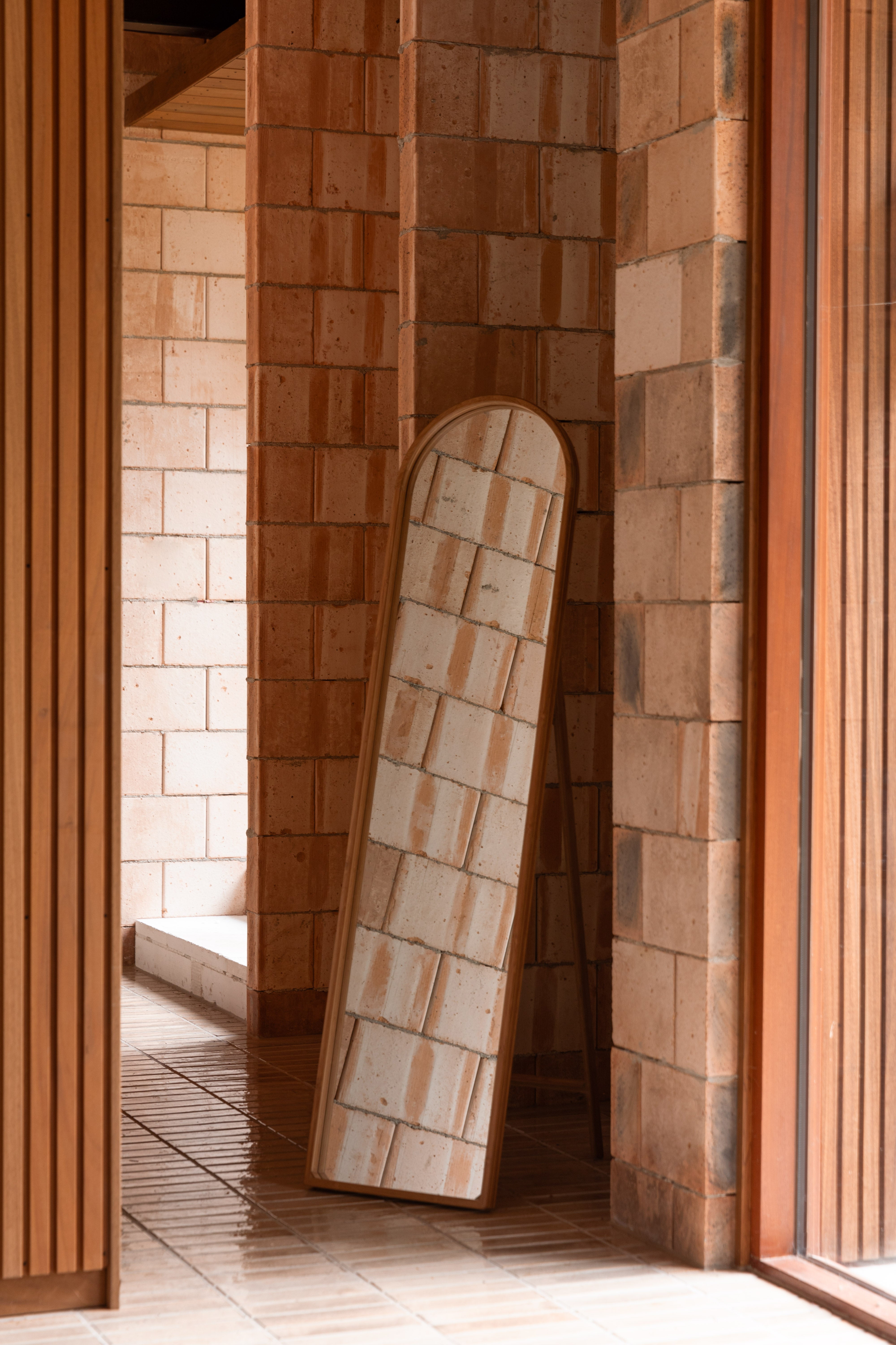 CAROUN mirror carbonized bamboo