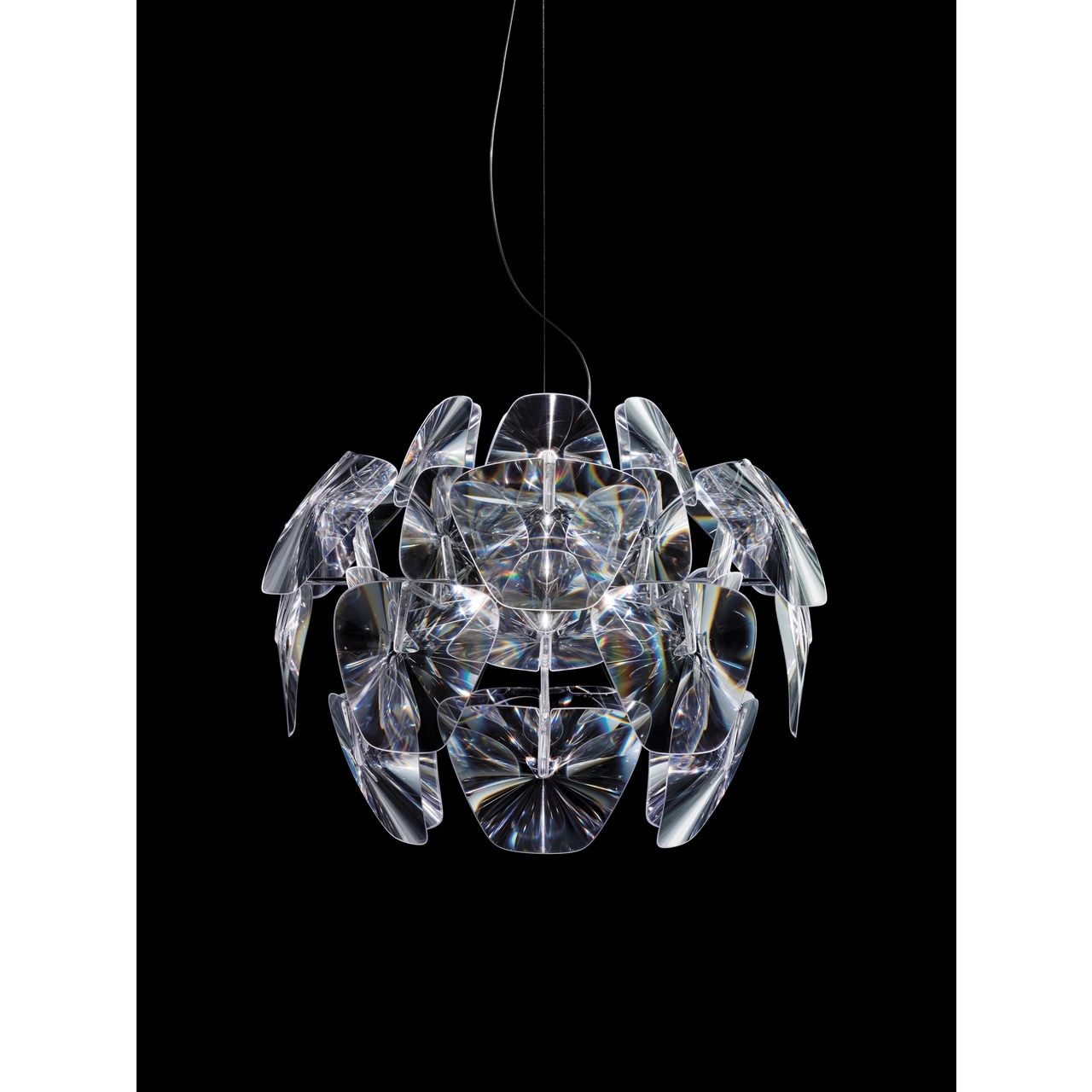Transparent hope hanging lamp