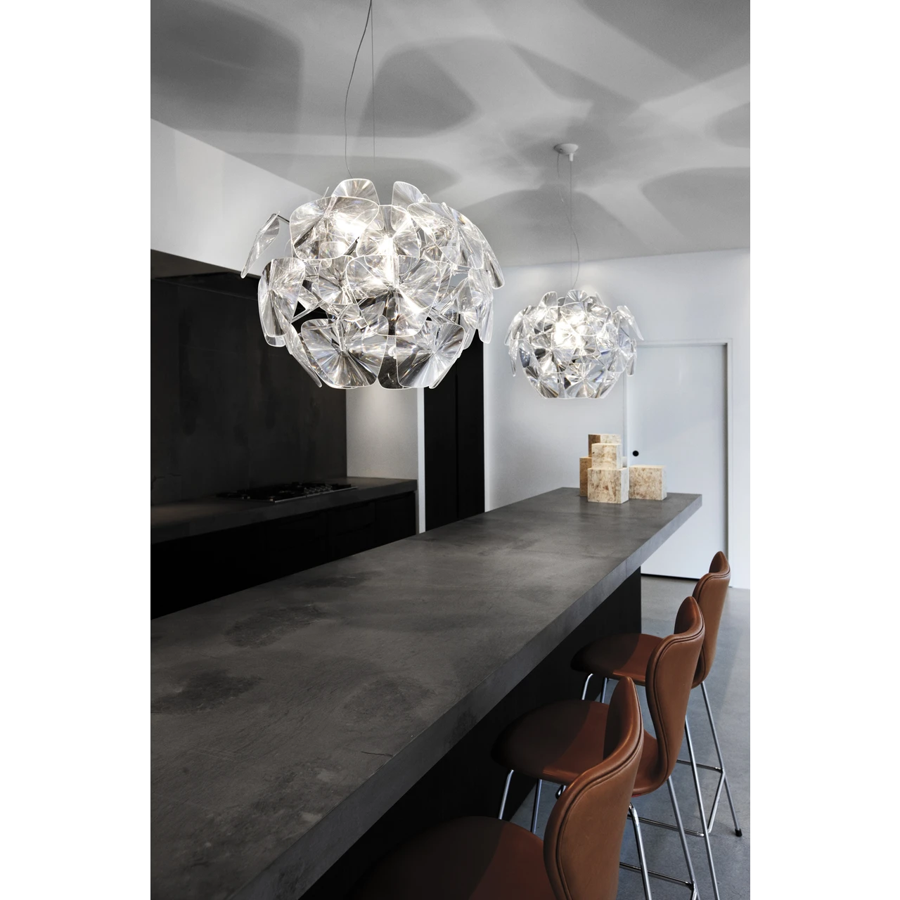 Transparent hope hanging lamp
