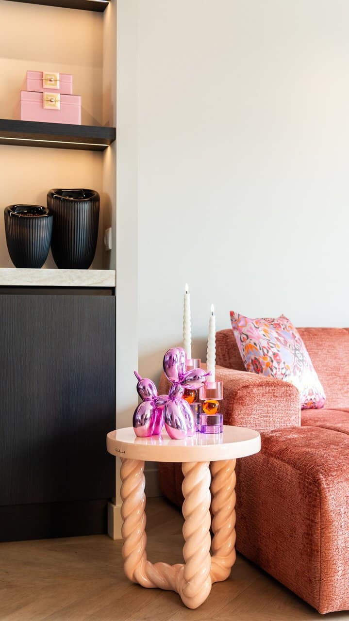 ROSLY side table purple