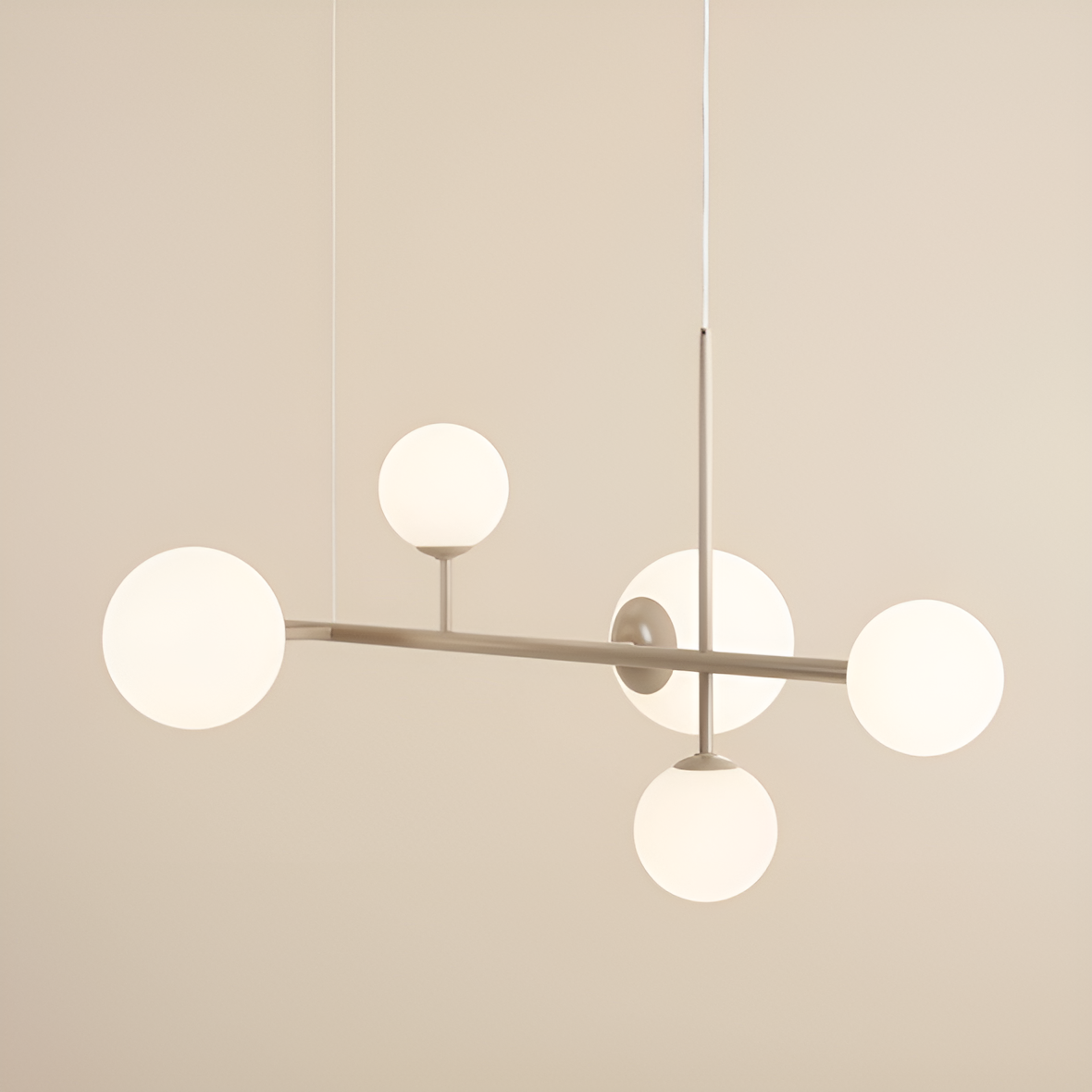 Hängelampe DIONE HEXA beige