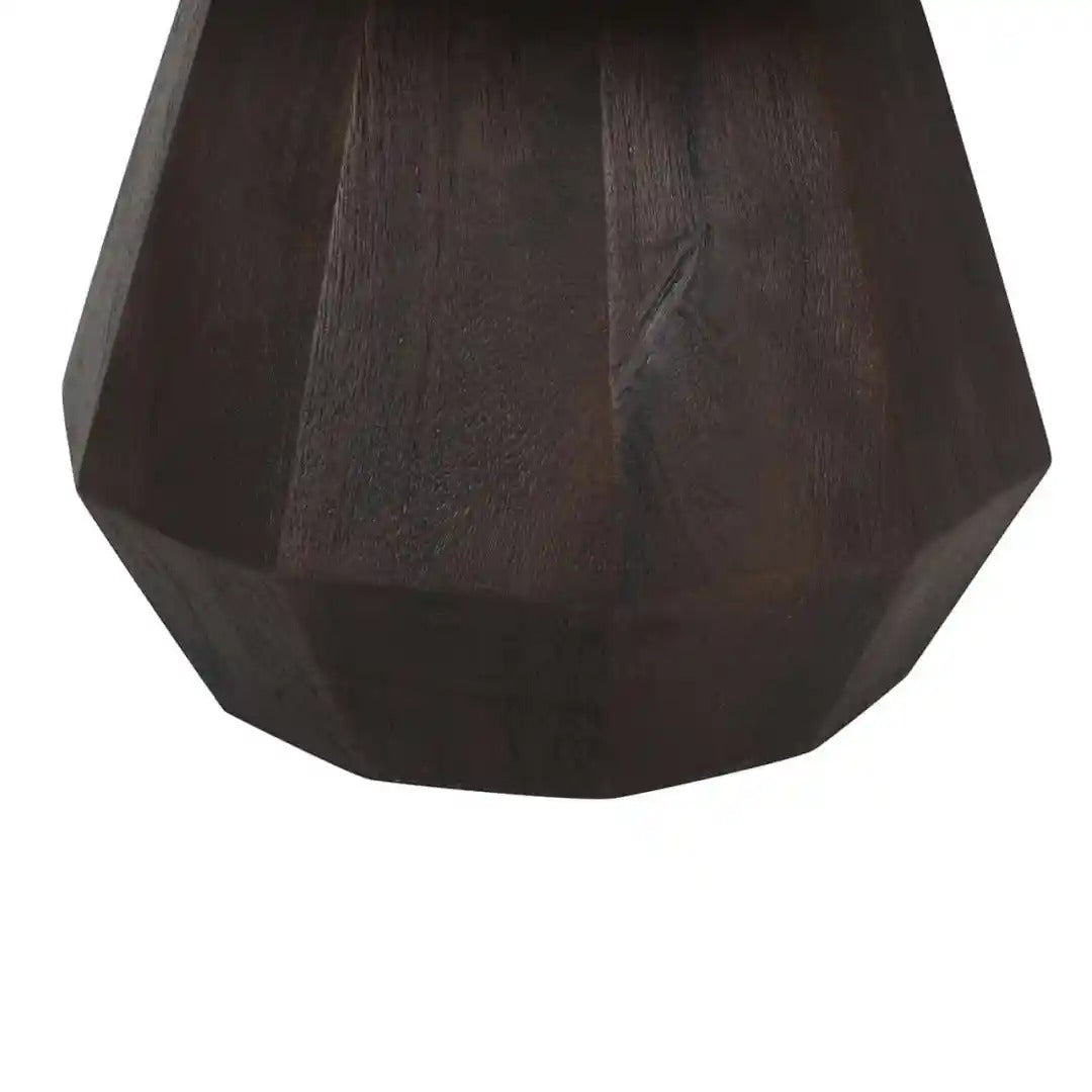Couchtisch OBEROY Marmor mit braunem Mangoholz