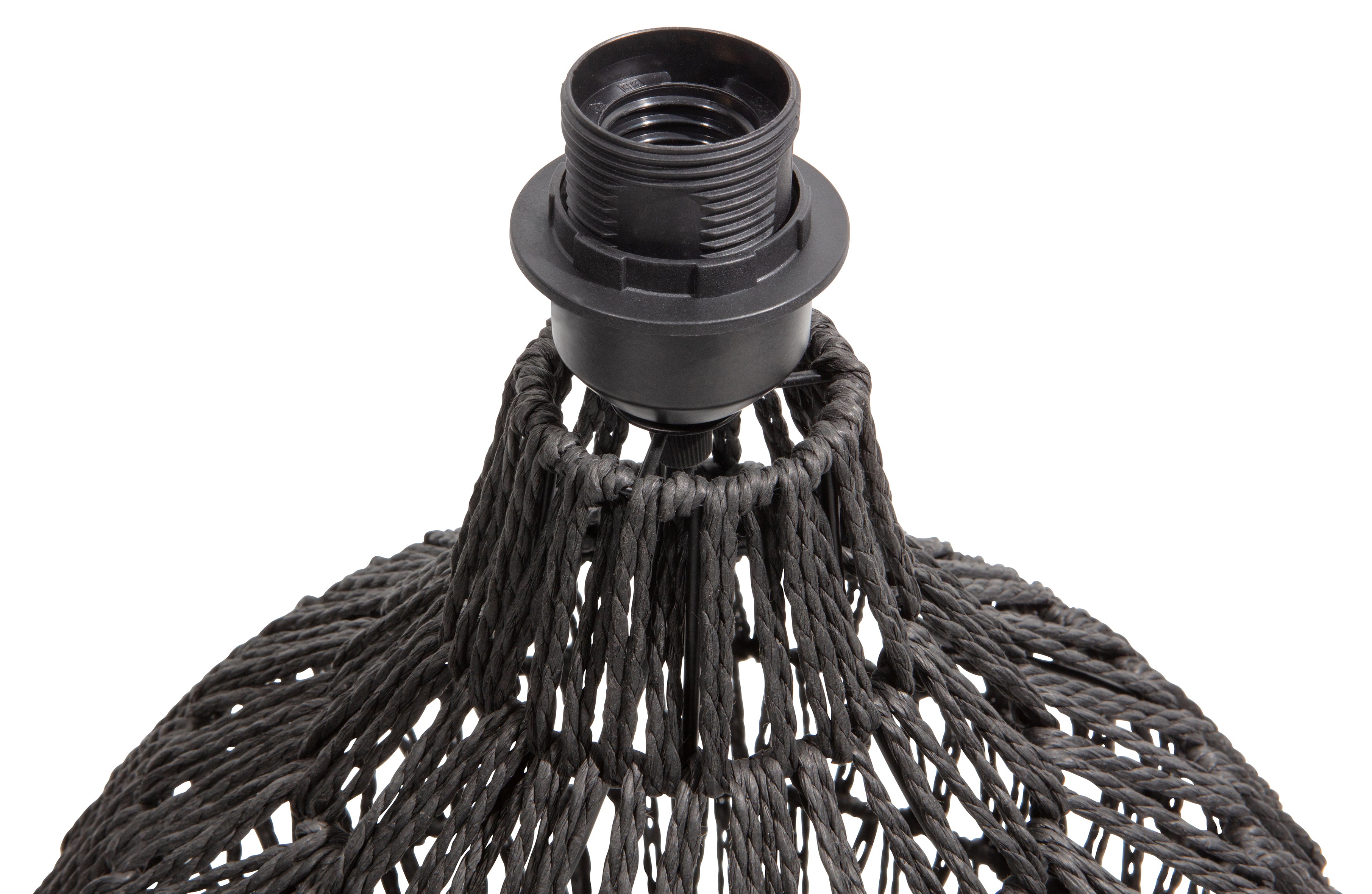 MACY black table lamp base