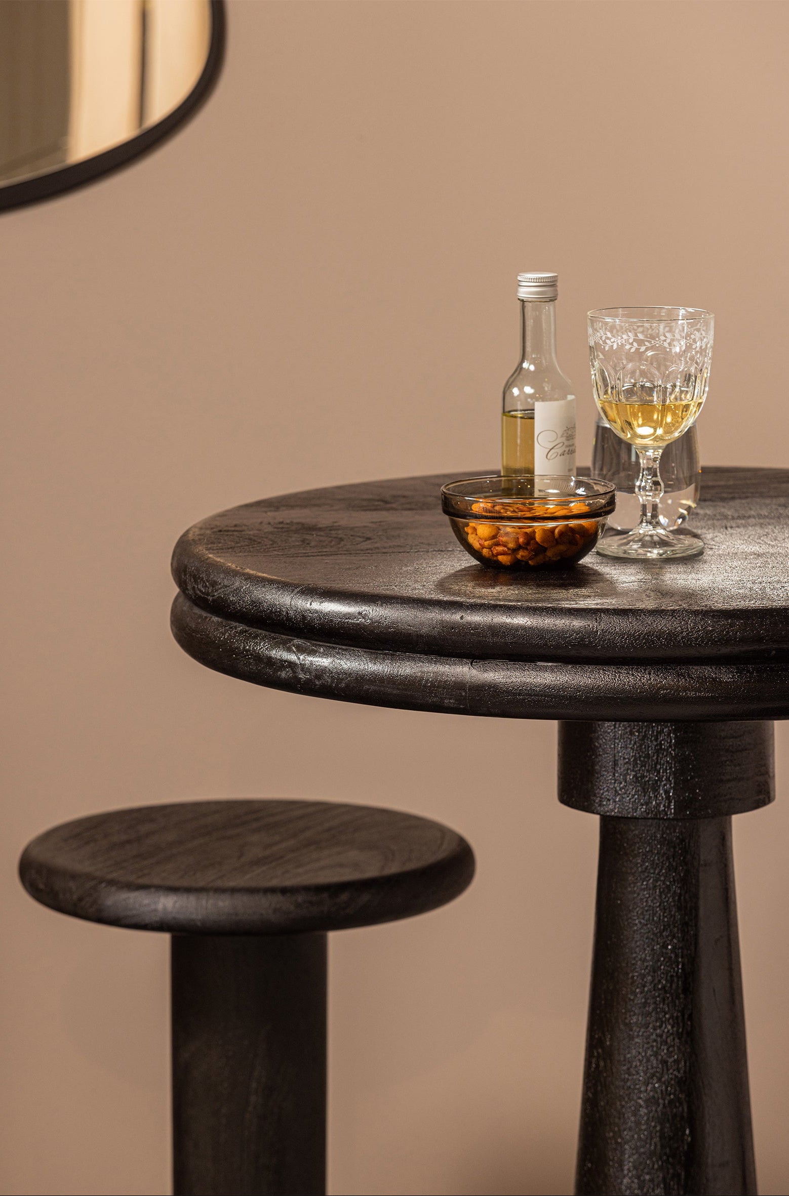 Bar stool flats mango wood