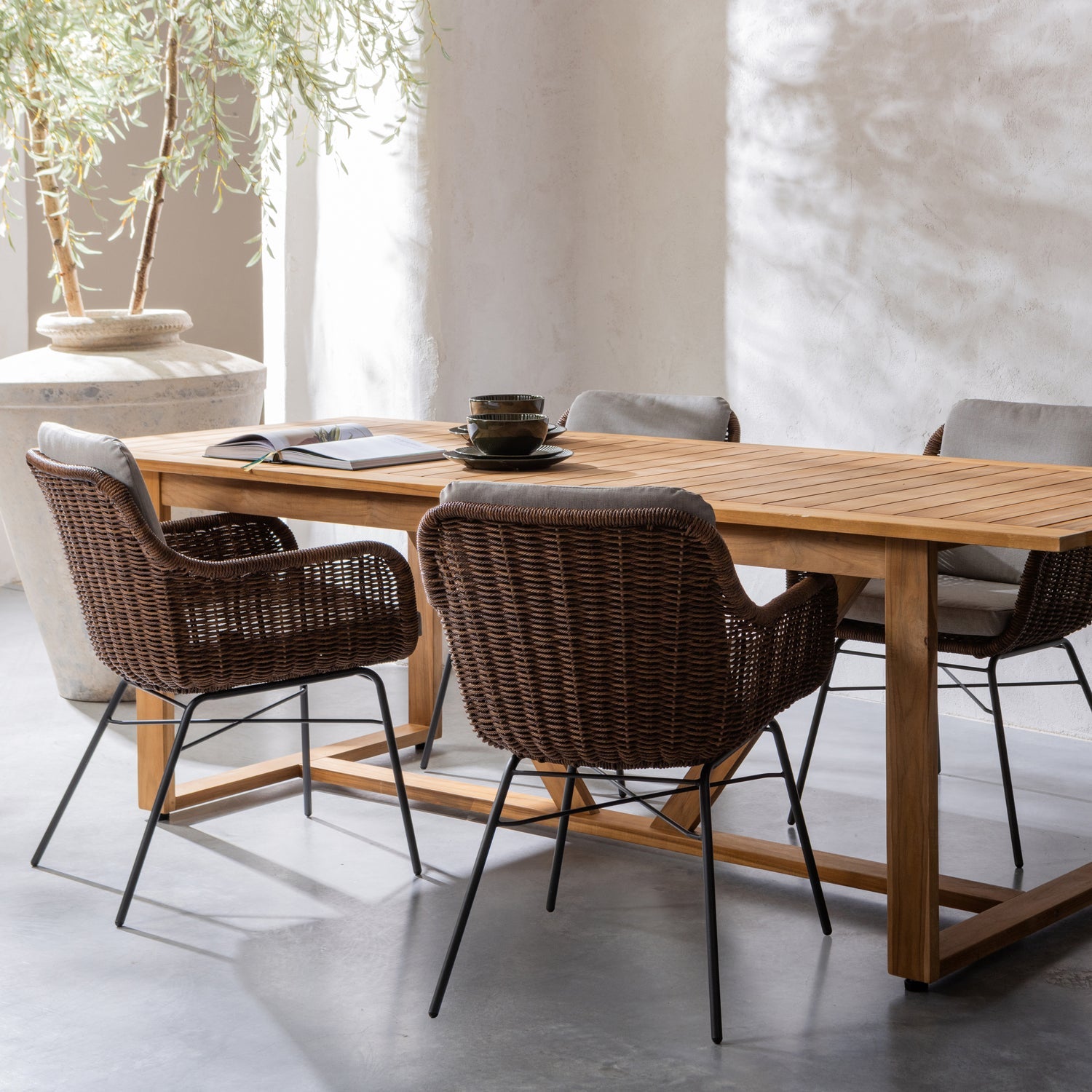 Gartentisch Biber Teakholz Holz