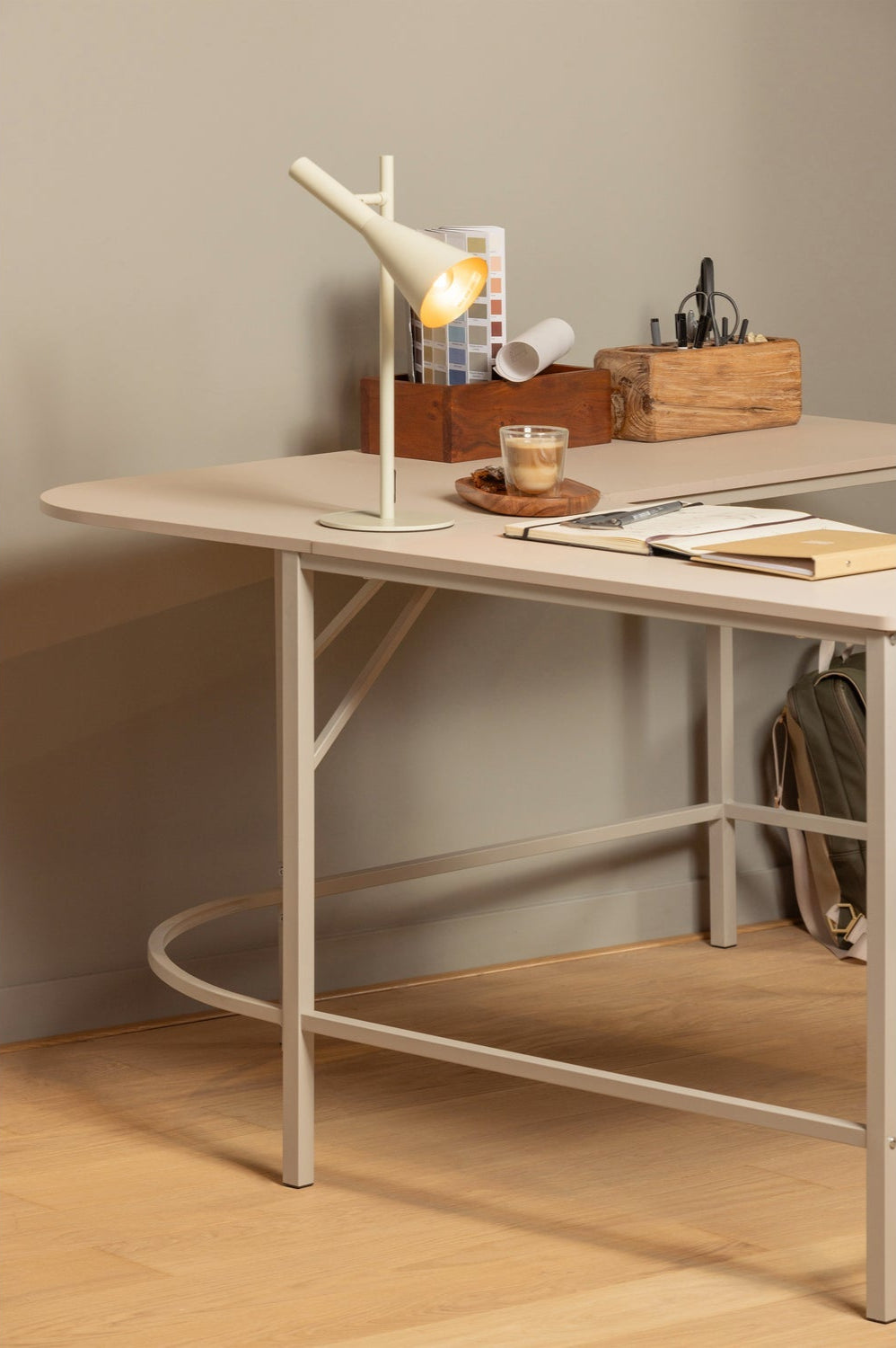 MIKE beige corner desk