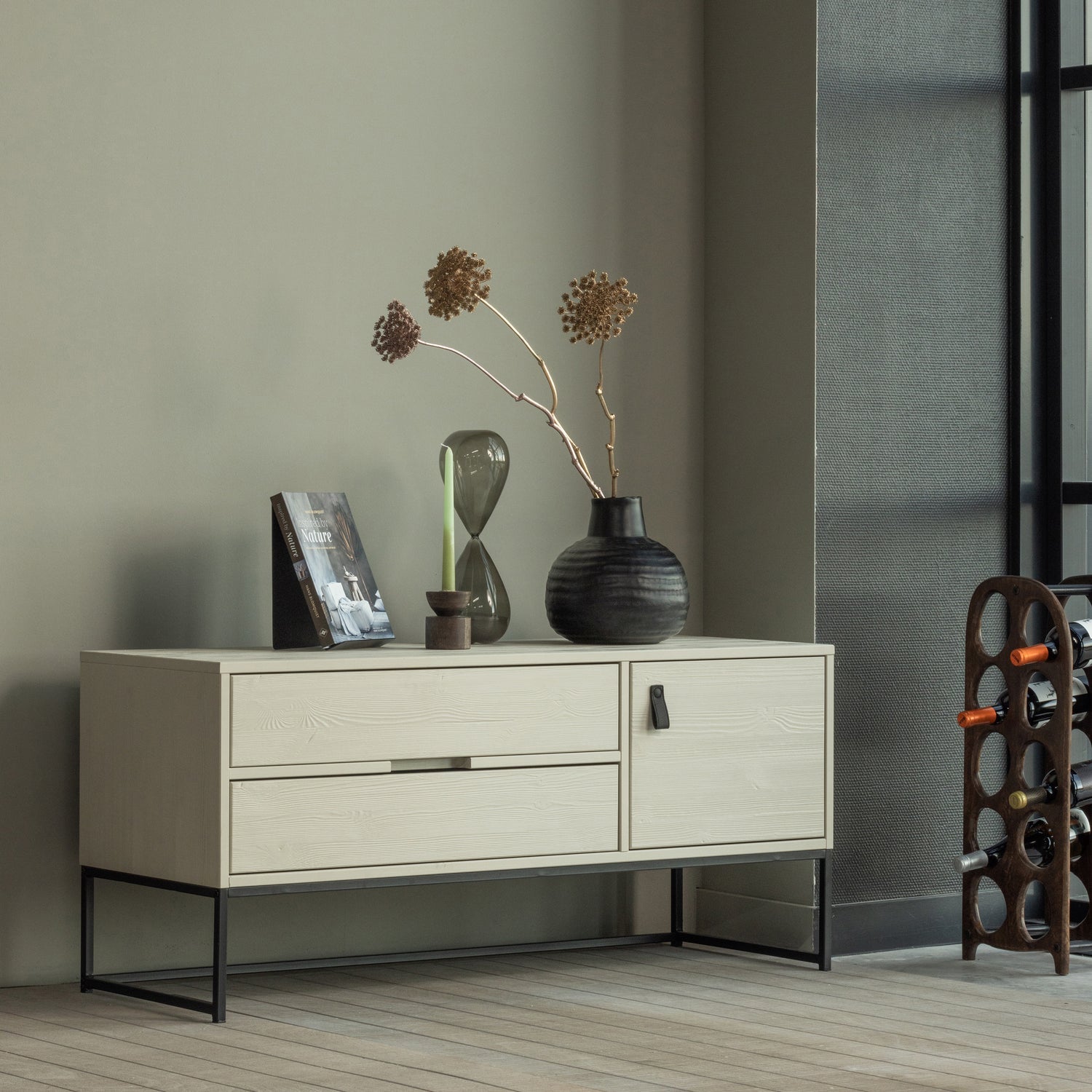 Silas grass cabinet