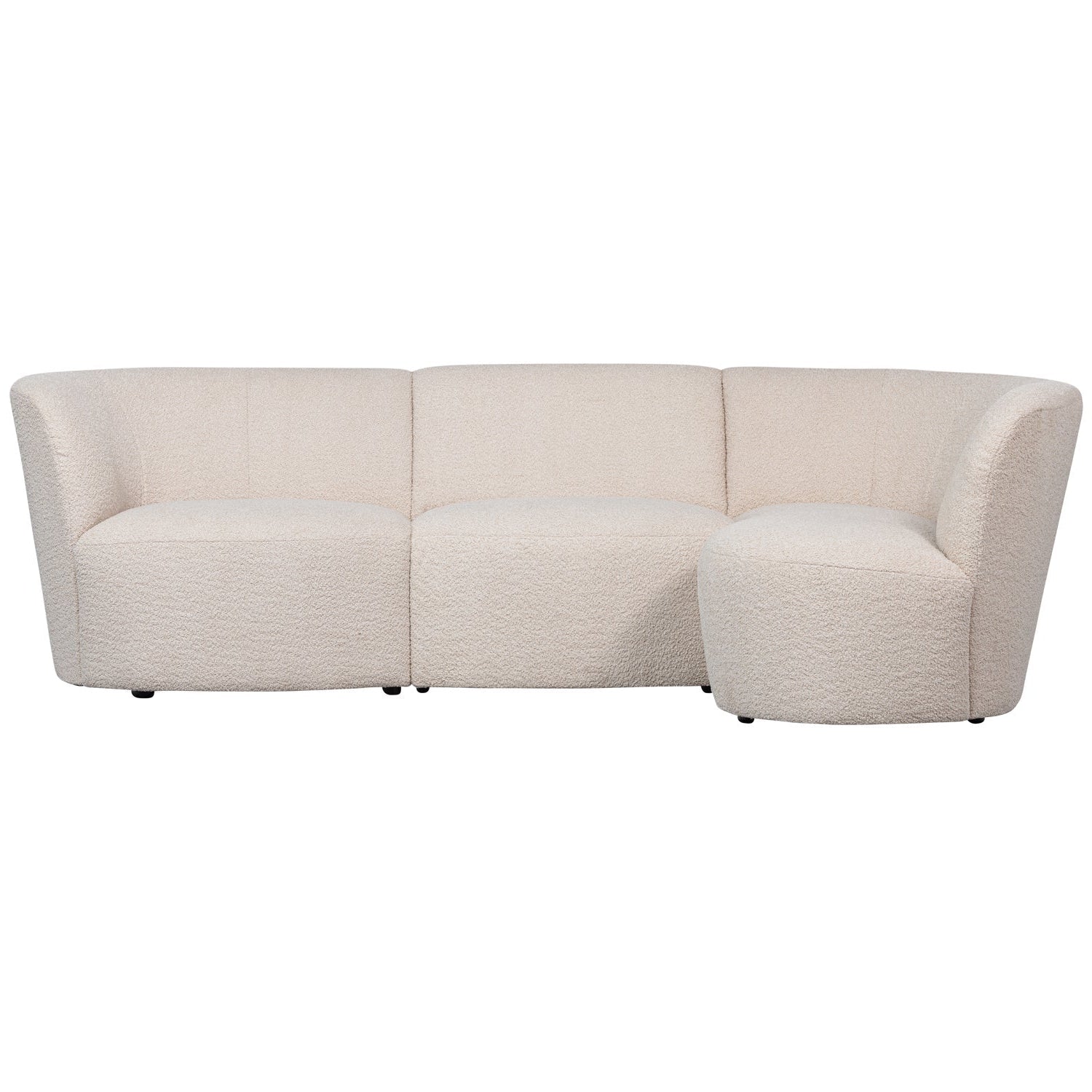 Right -sided Coco cream boucle