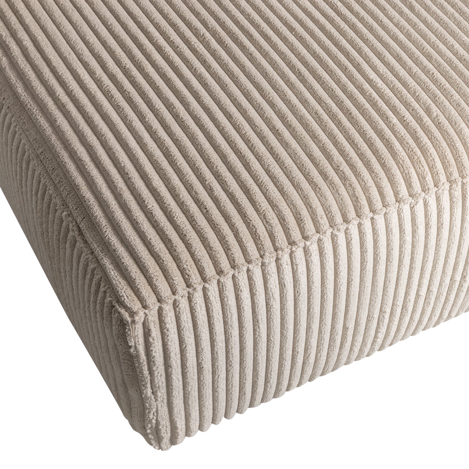 Right -sided corner Bean Beige Corduroy
