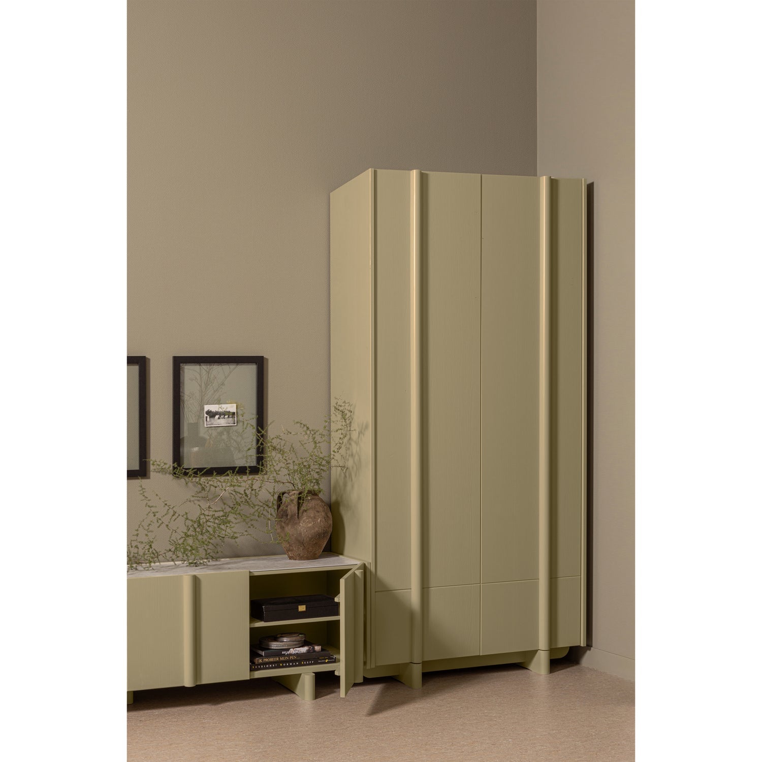 BASU Schrank moosgrün