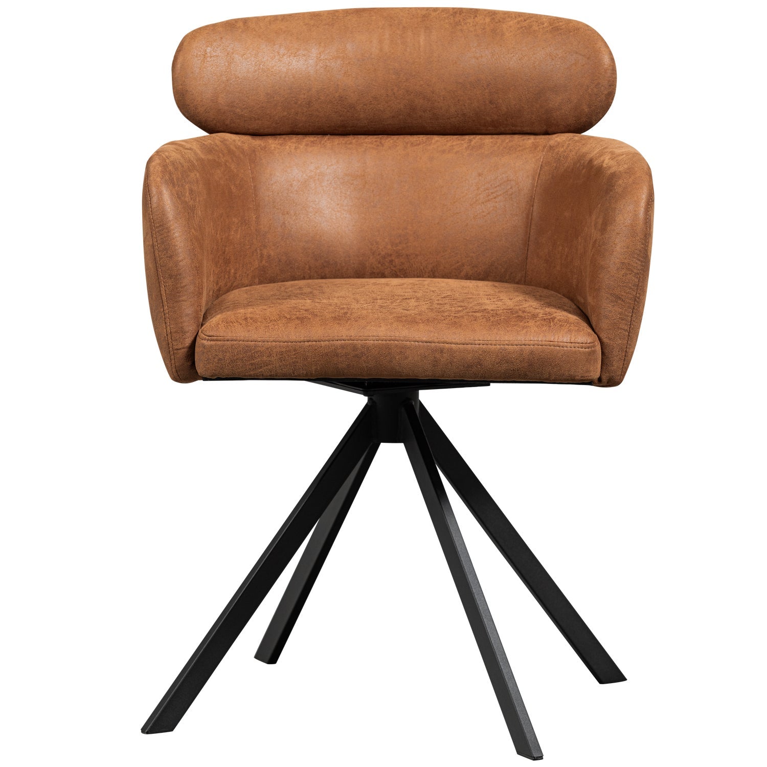 Fenne cognac rach rotary chair