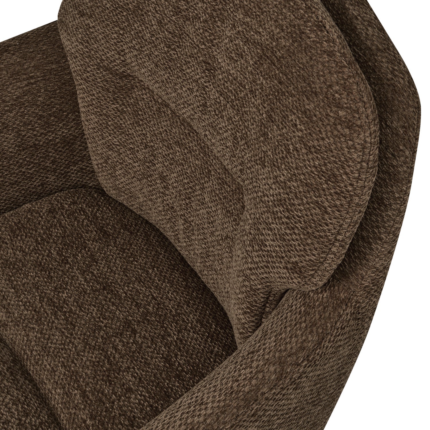 RUNA Chair brown chenille