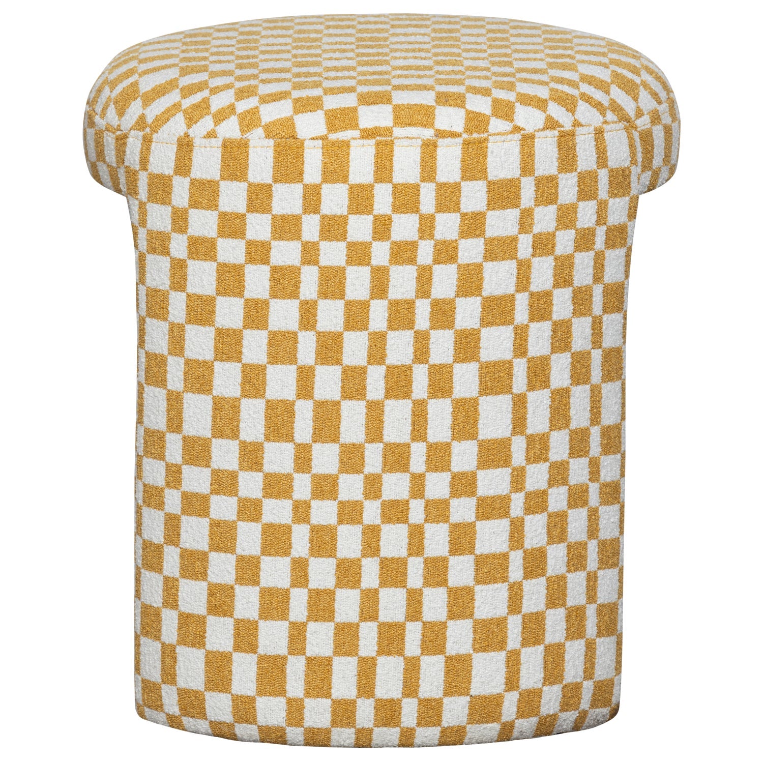 Charlie stool cream with yellow