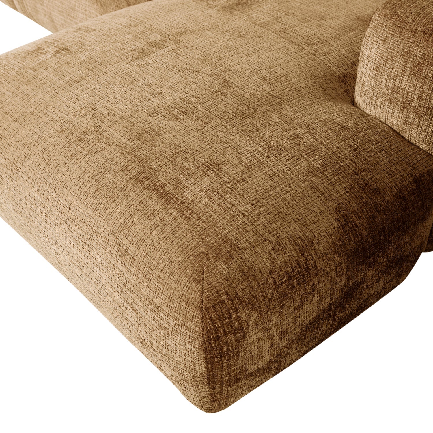 Right-hand modular corner sofa CLOUD honey