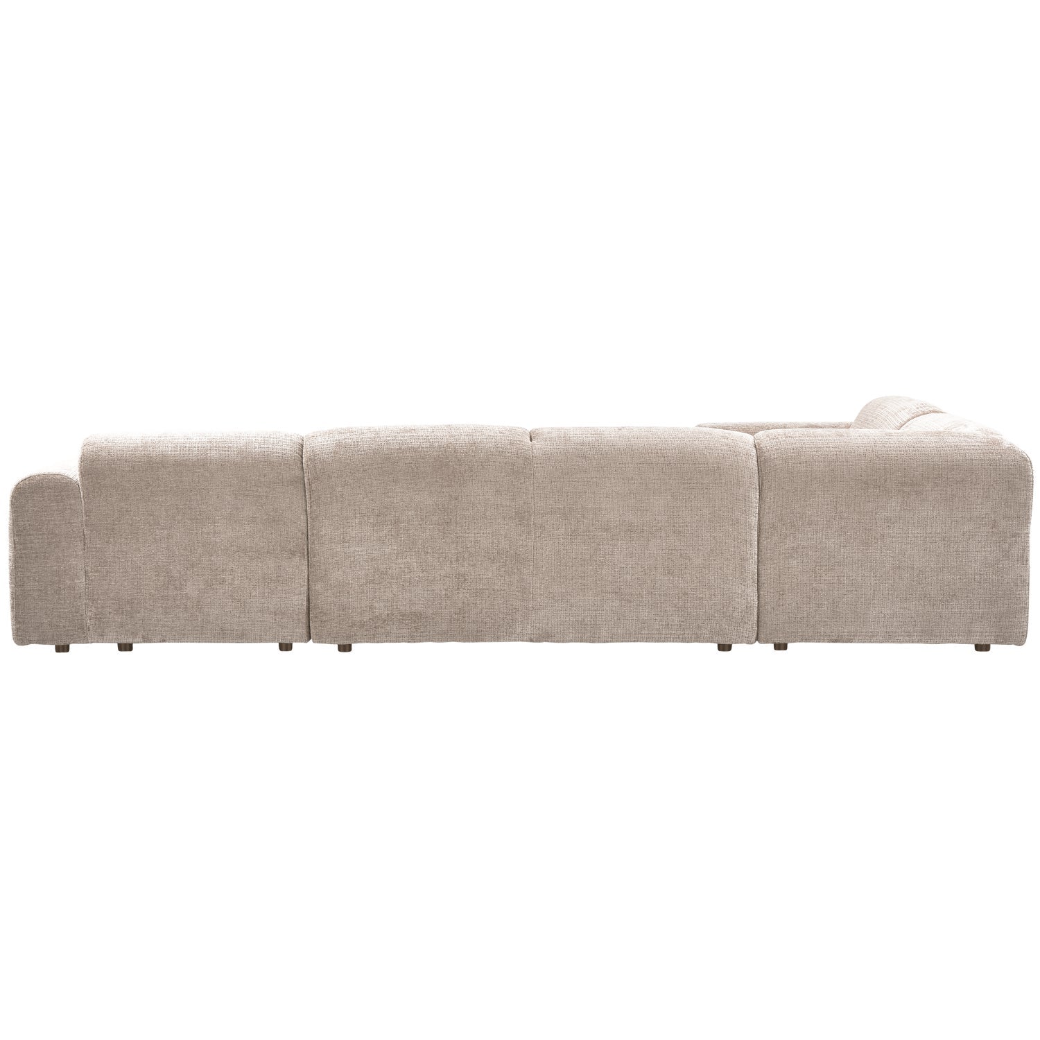 Left-facing panoramic corner sofa CLOUD in beige