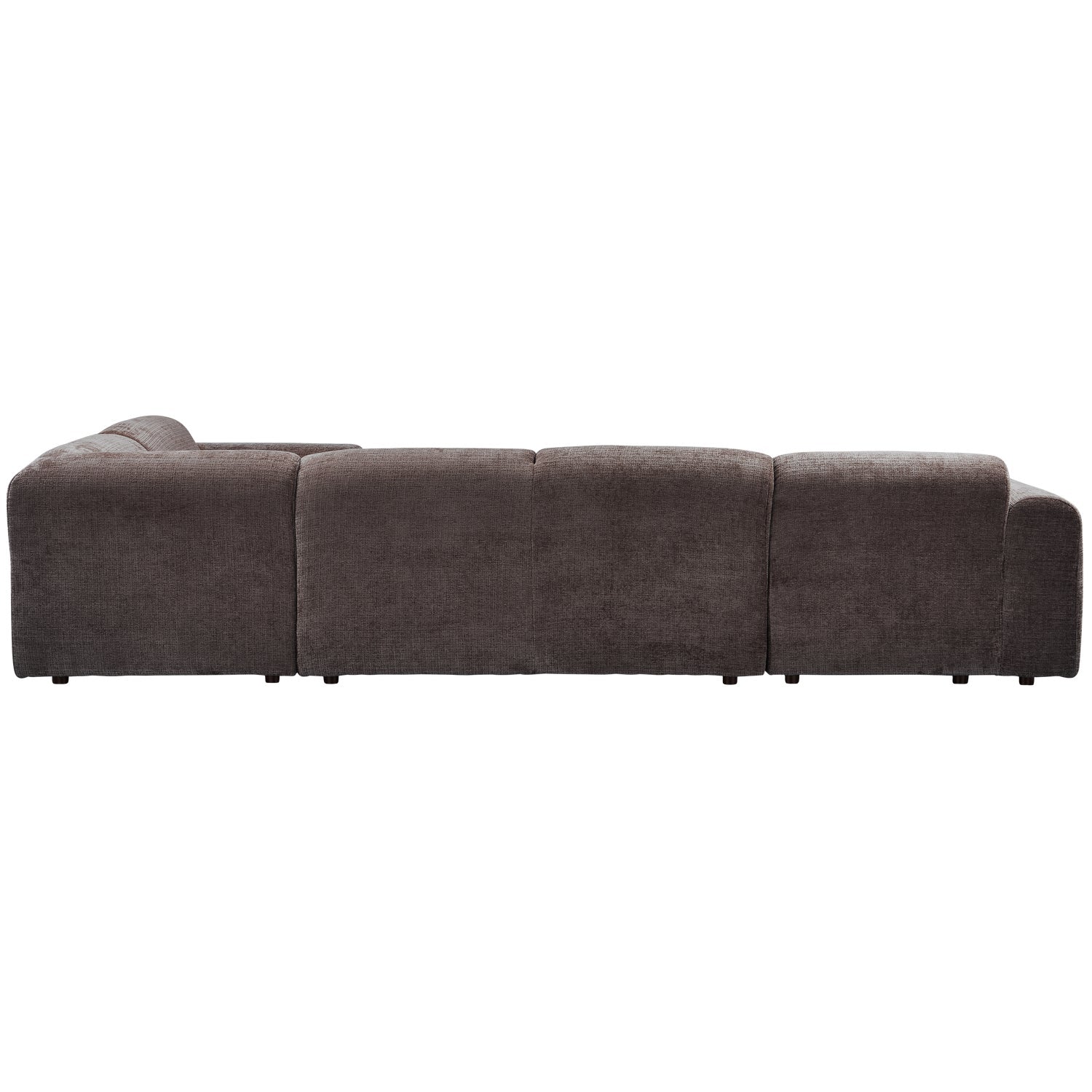 Panorama-Ecksofa rechts CLOUD braun