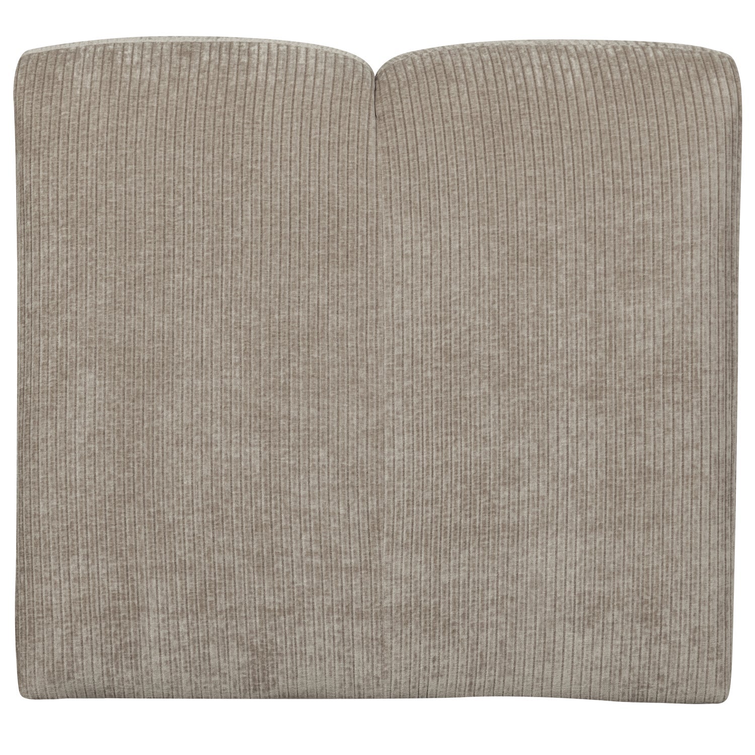 Modulares Sofa MOJO - 1-sitziges Element in dunkelsandfarbener Cord-Optik