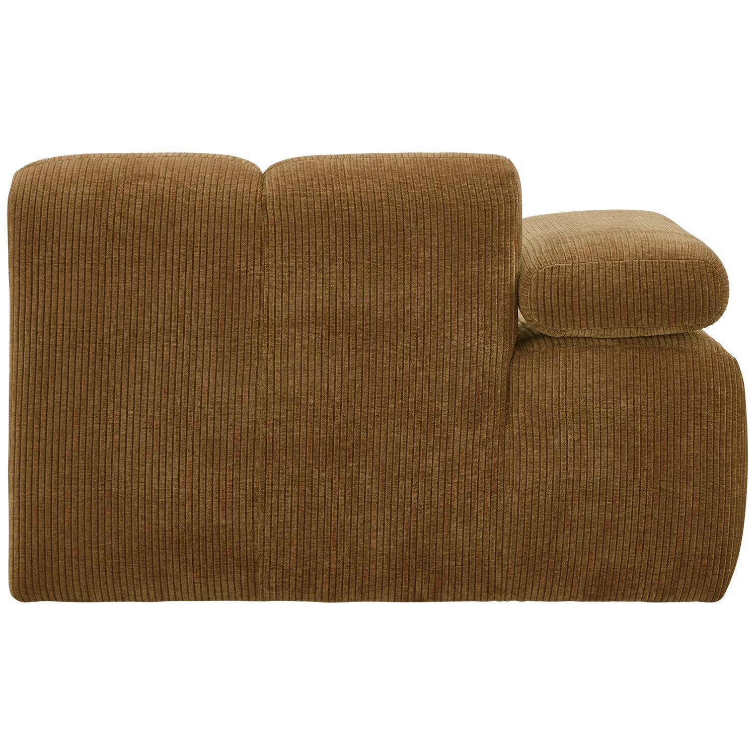 MOJO modular sofa - left element dark honey corduroy